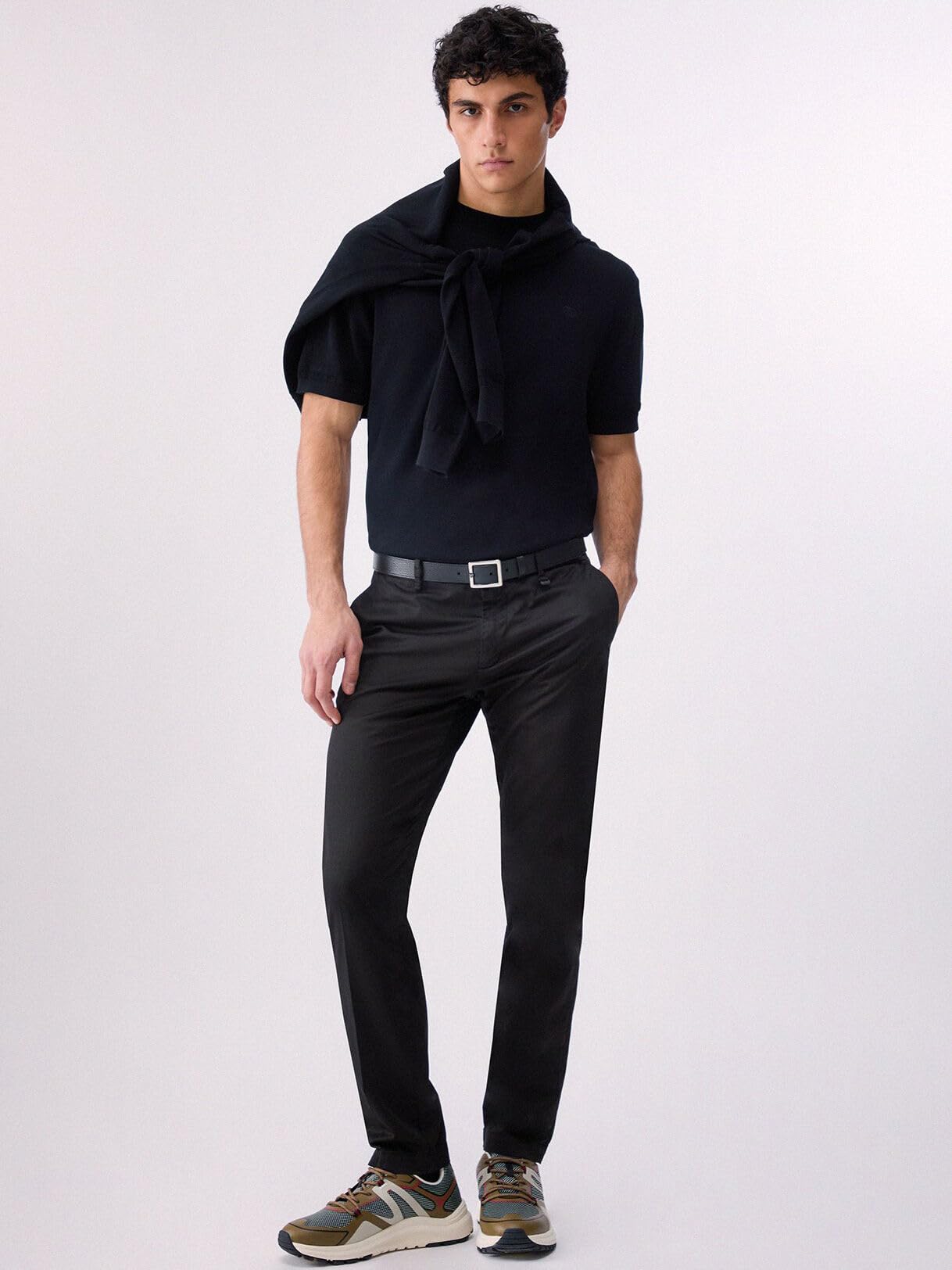 Liu Jo Pantaloni Chino in Raso Pantaloni Raso Elegante