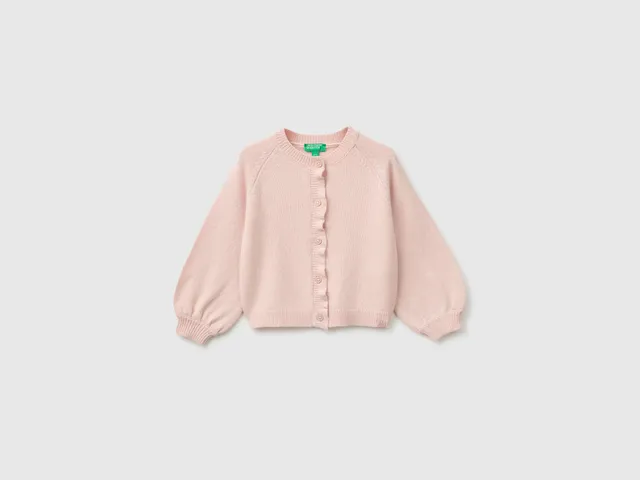 United Colors of Benetton Cardigan Bottoni Lana Bimba 104