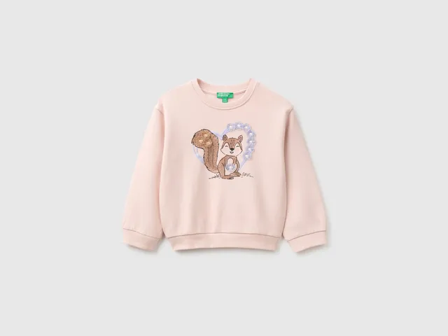 United Colors of Benetton Sweatshirts Felpa Cotone Bio Taglia 104
