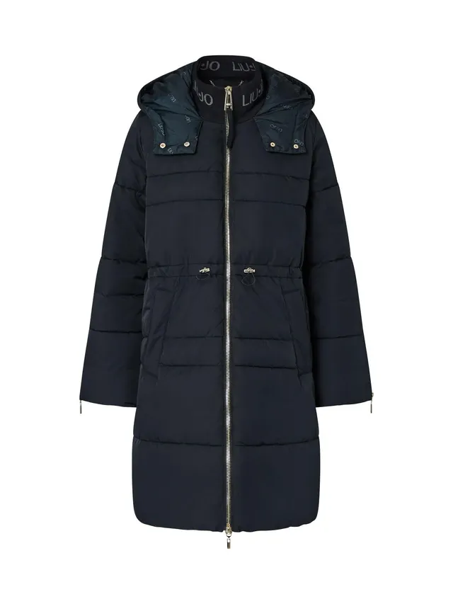 Liu Jo Baby Giubbotto Lungo Nylon Opaco giacca taglia L imbottita
