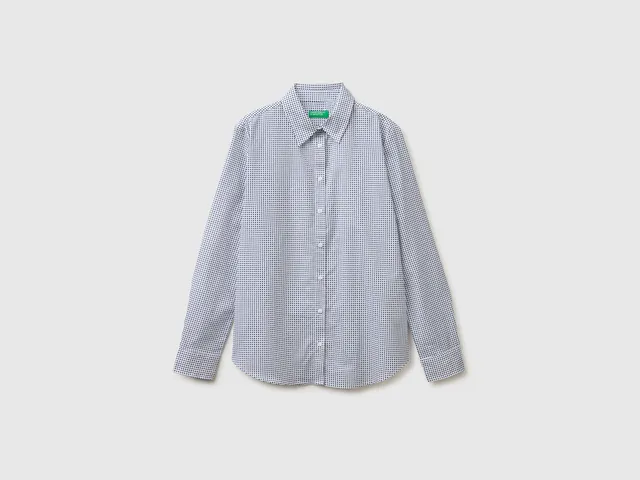 United Colors of Benetton Camicia cotone fantasia M