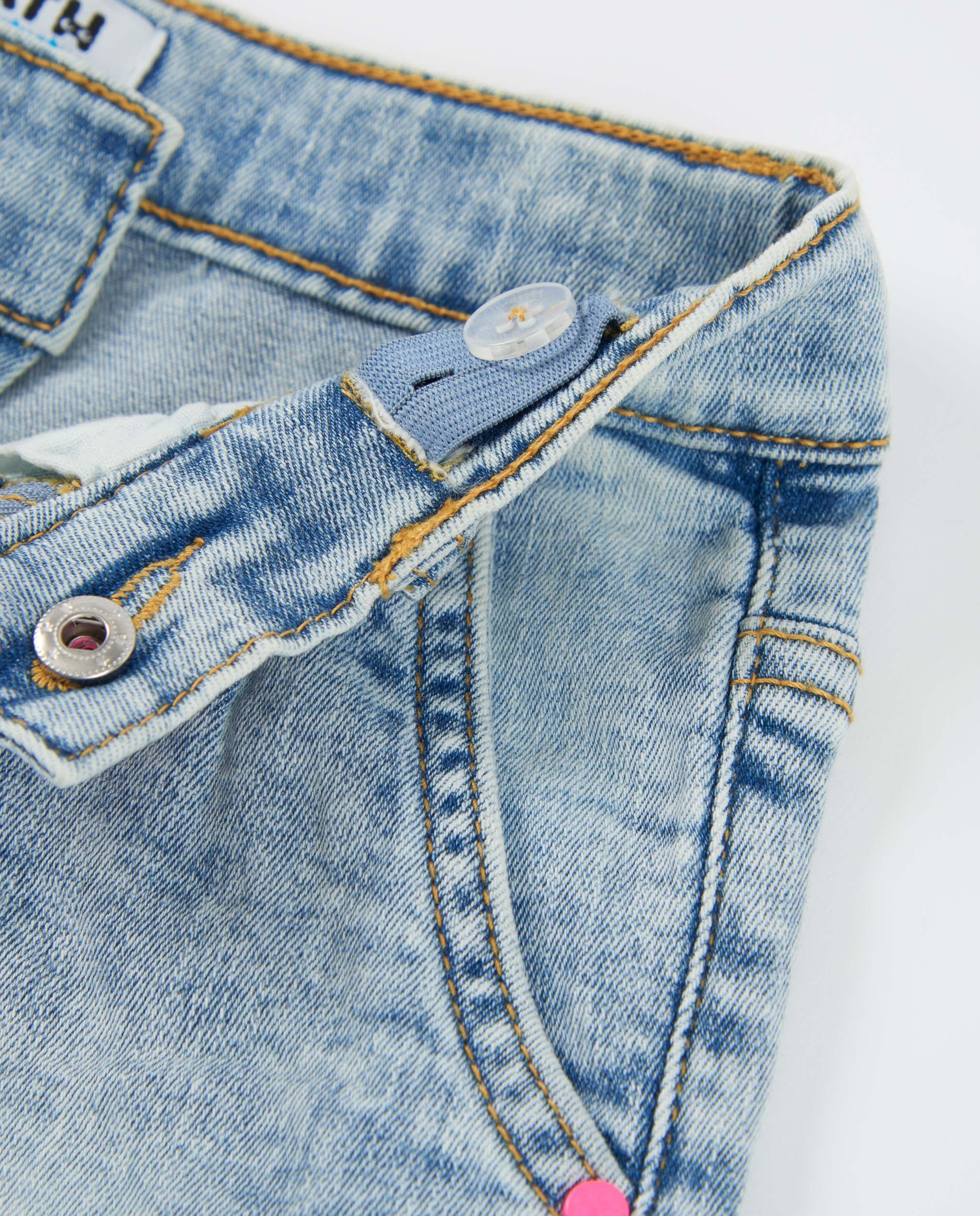 TucTuc Pantaloni shorts jeans bambina azzurro 8 anni