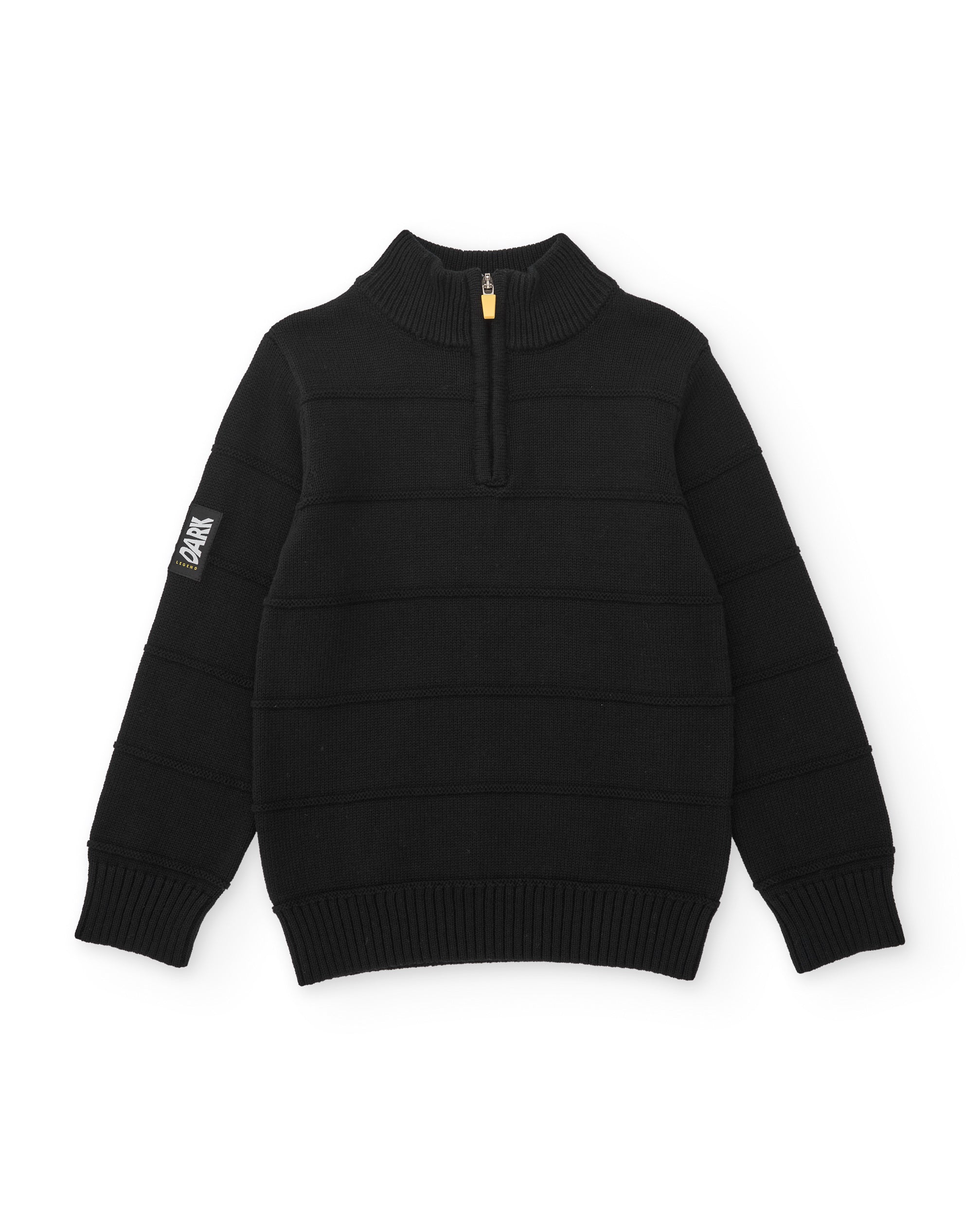 TucTuc Maglioni Maglione Bambino Tricot Nero Collo Alto