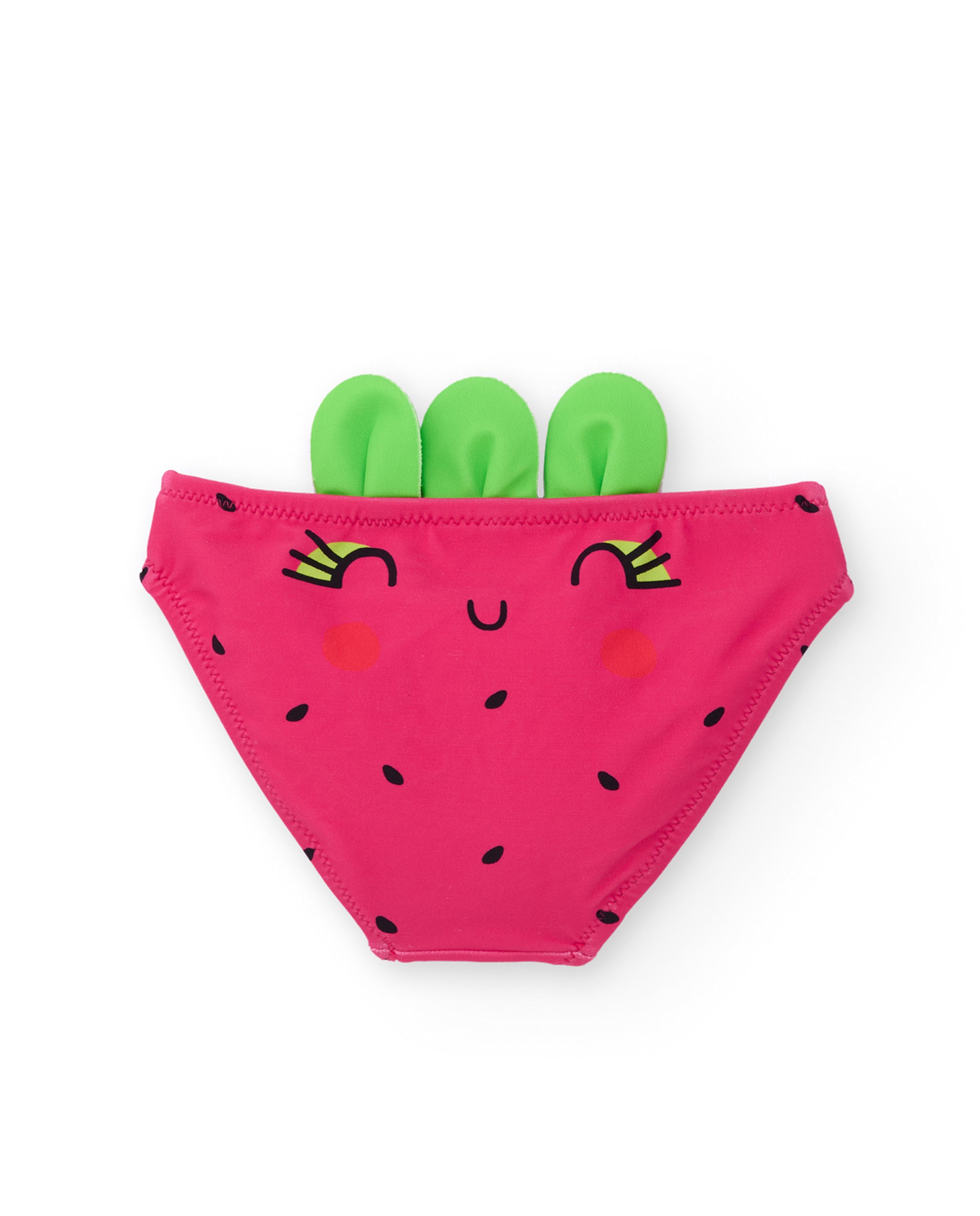 TucTuc Costumi Anguria slip bambina rosa