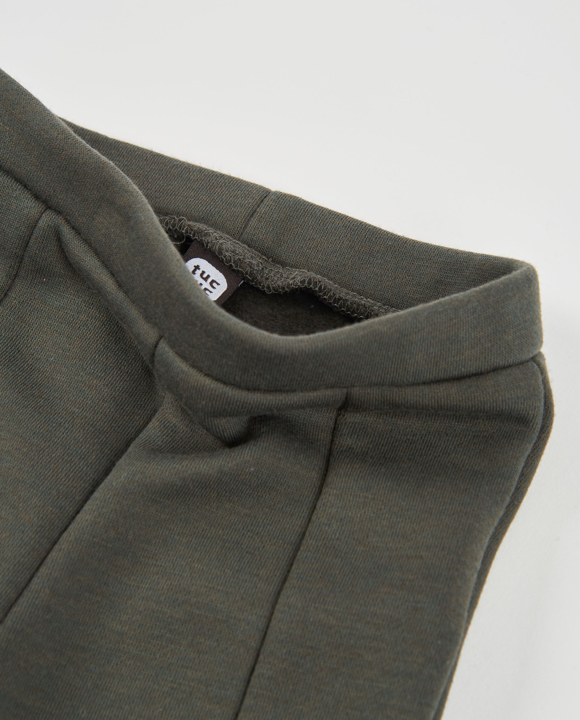 TucTuc Pantaloni bimba grigio felpa fiocchi elastici
