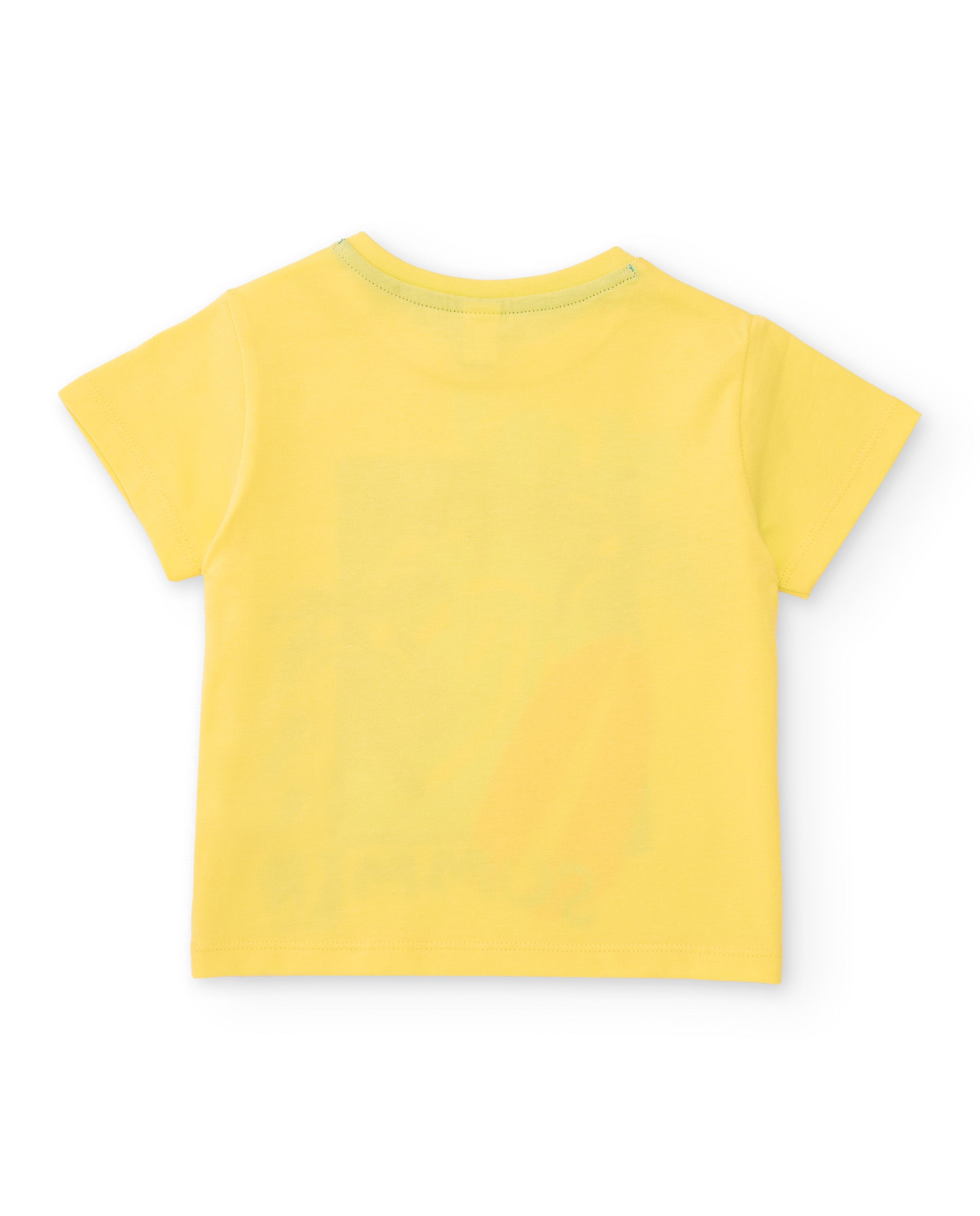 TucTuc Magliette T-Shirt Surf Gialla Neonato Cotone Stampa Estate