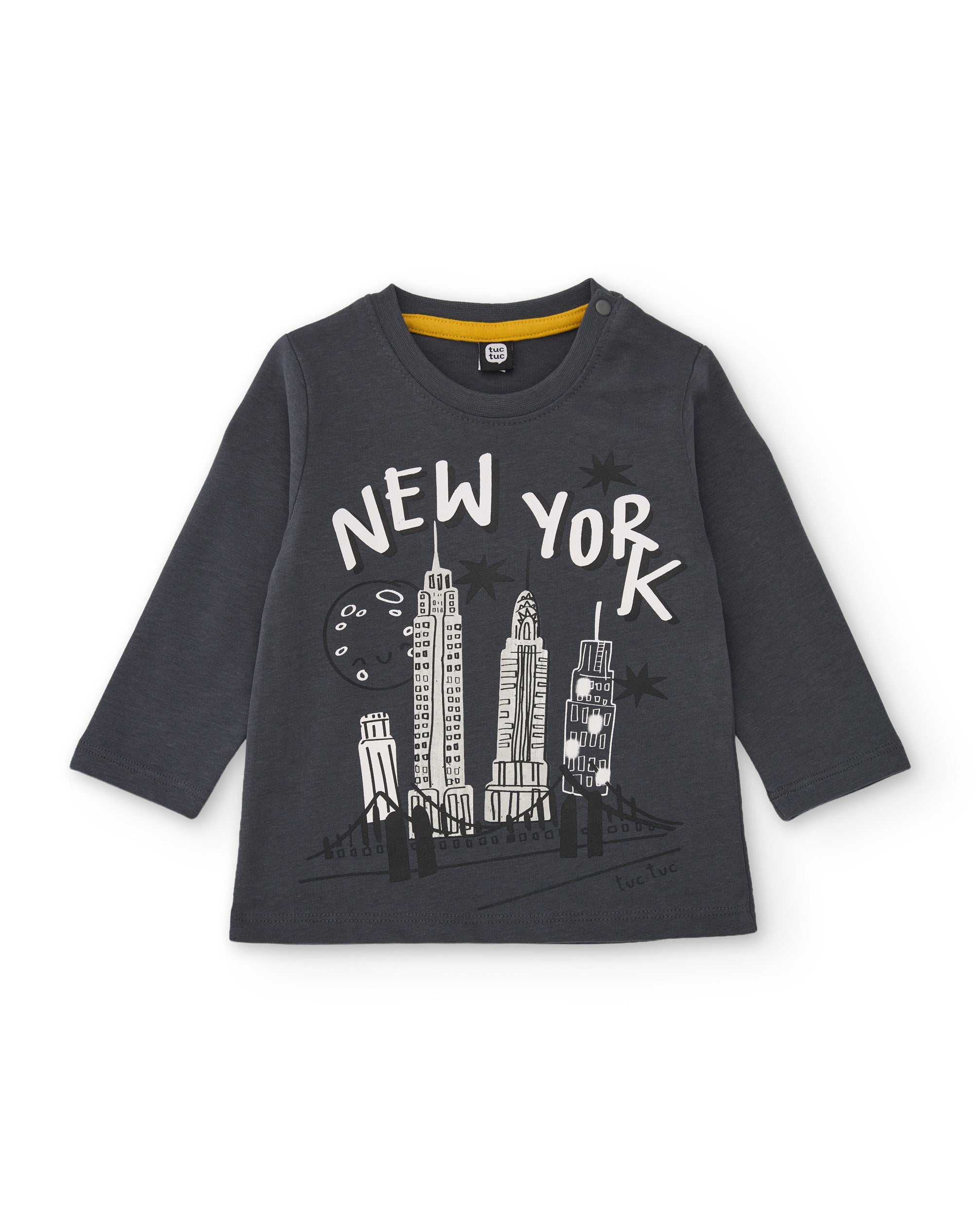 TucTuc Magliette Maglietta bambino città grigio scuro