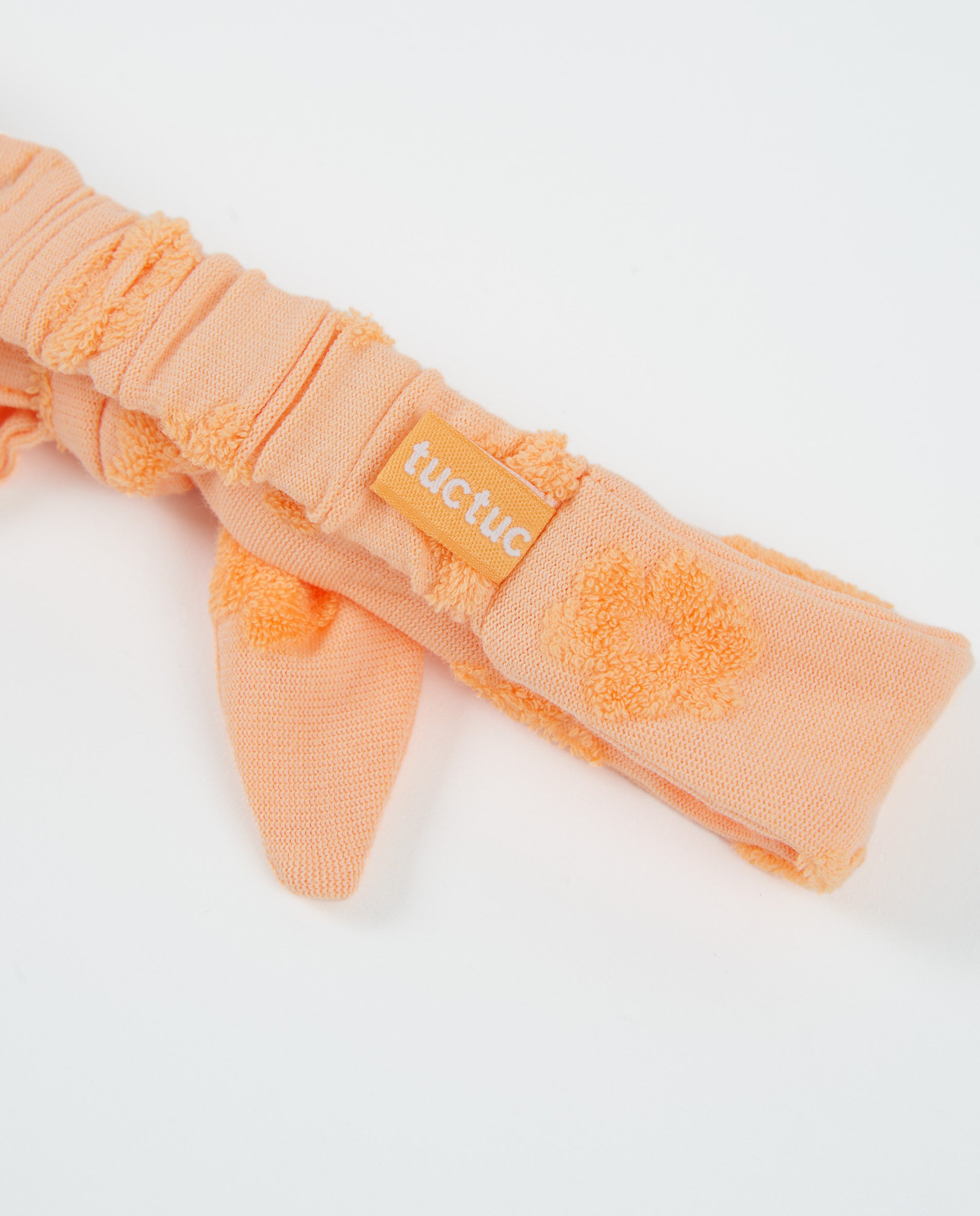 TucTuc Accessori fascia neonata nodo arancione