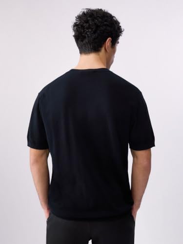 Liu Jo T-Shirt Crepe Cotone Maglietta Taglia L Nera