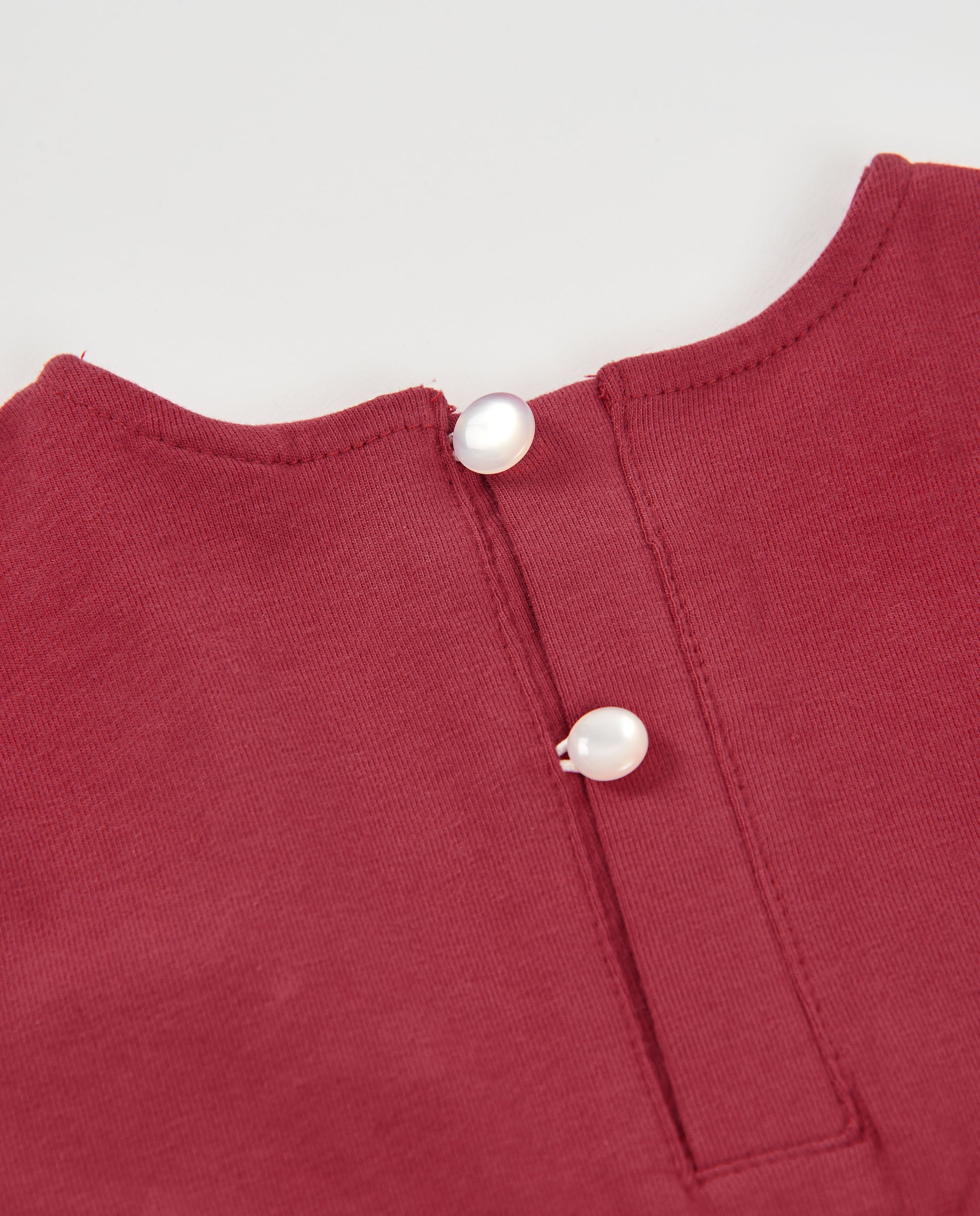 TucTuc Magliette Maglia bimba bordeaux floreale