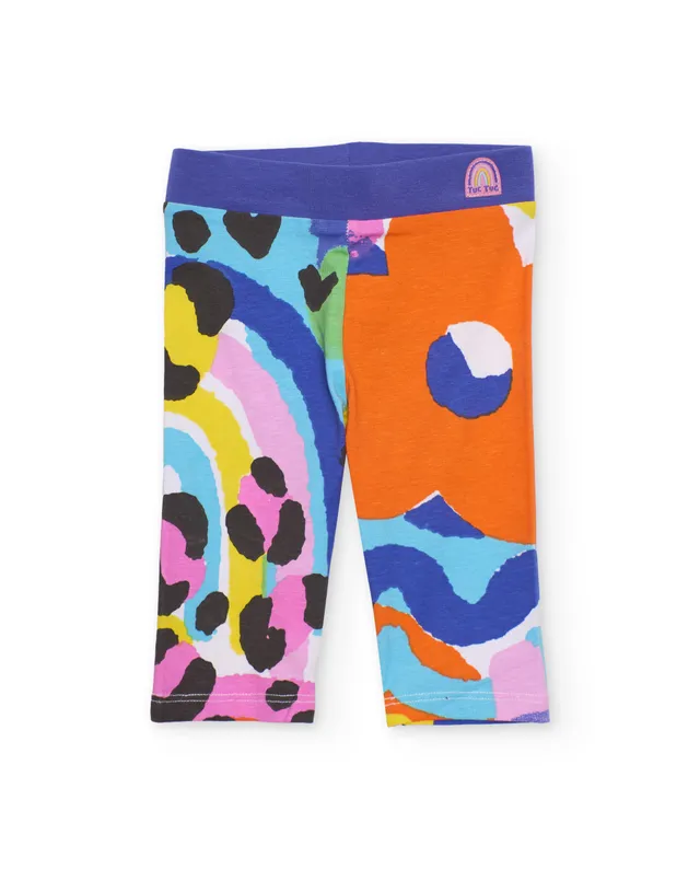 TucTuc Leggings pantaloni bambina lila fantasia