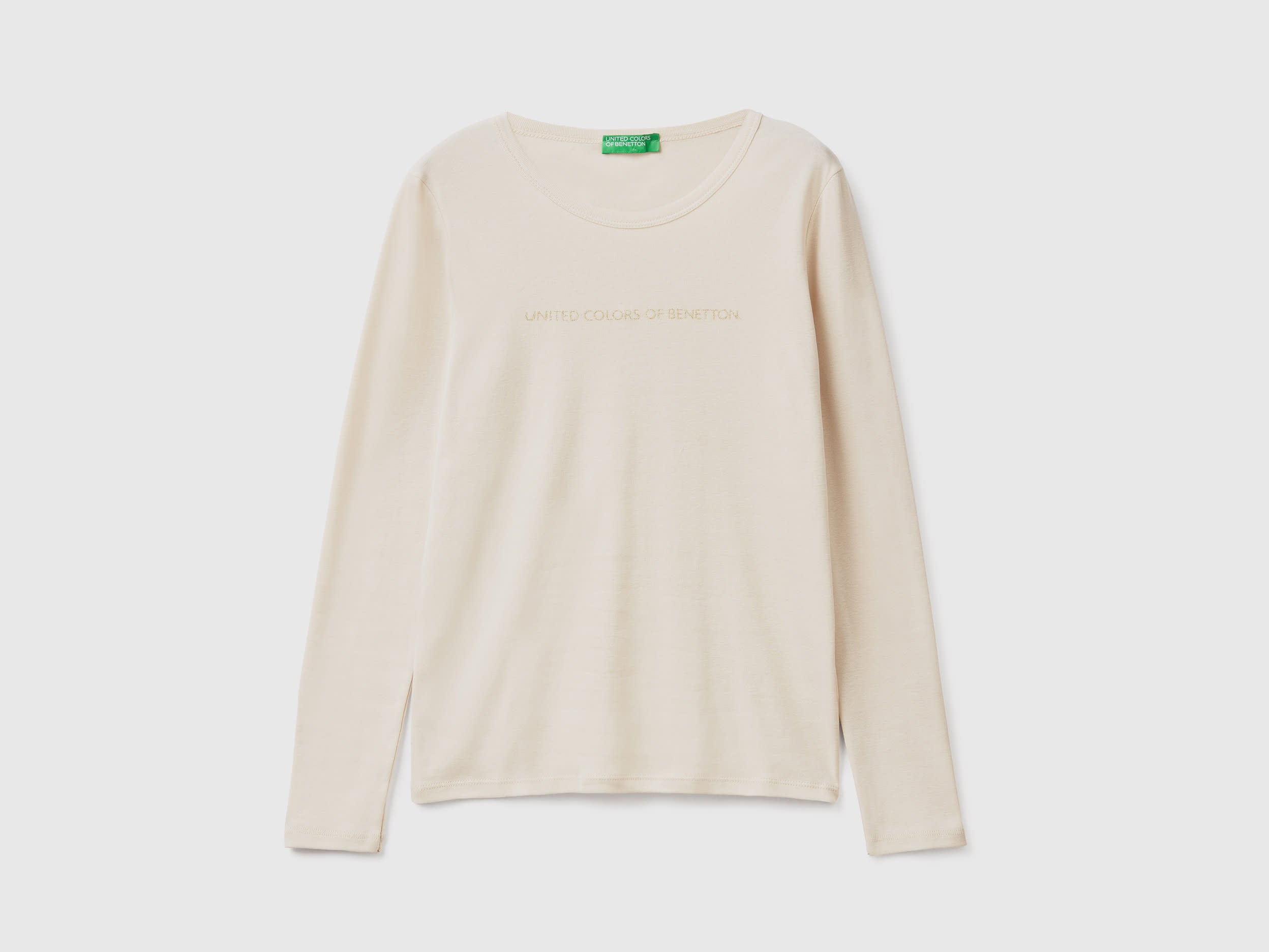 United Colors of Benetton T-shirt manica lunga cotone taglia M