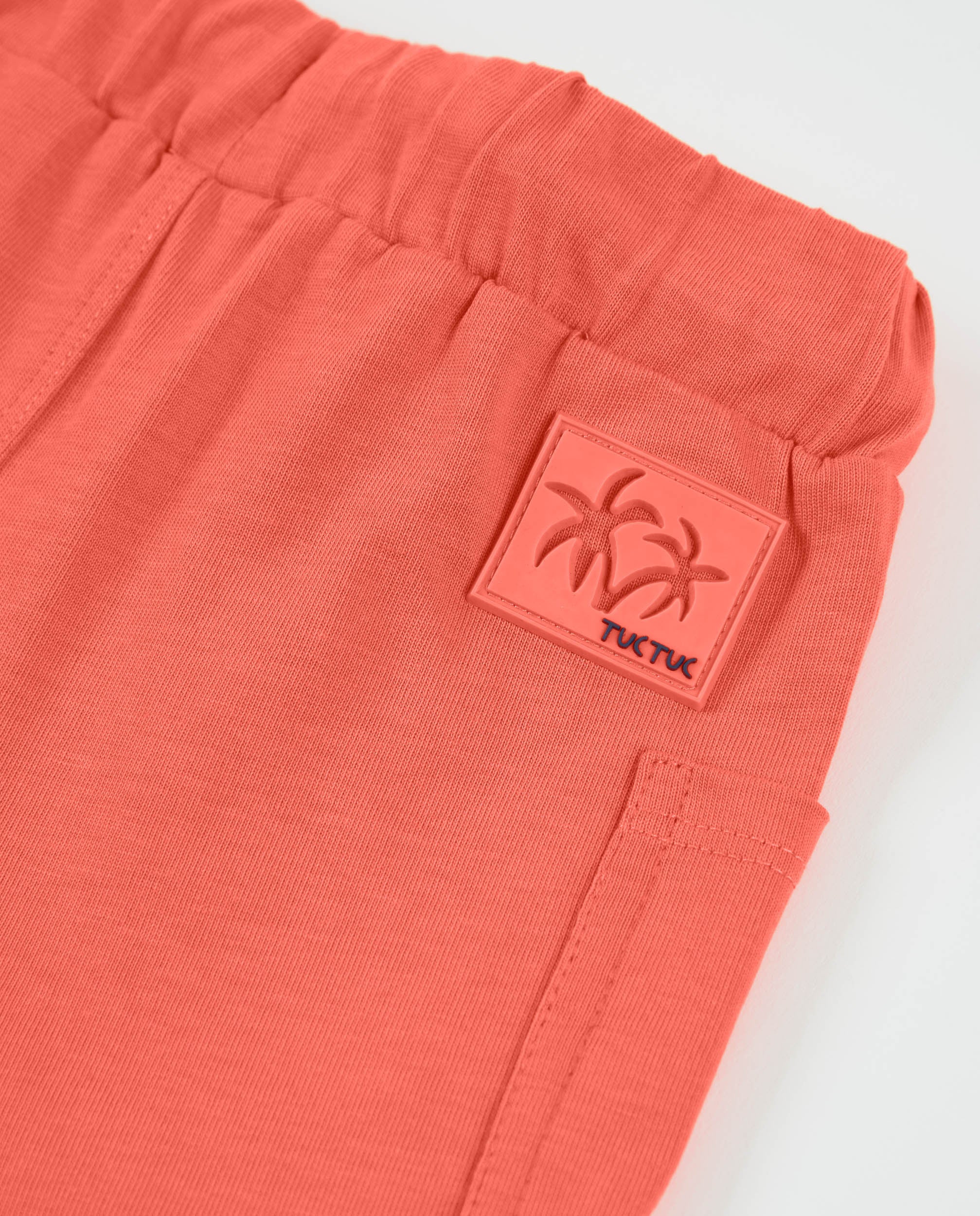 TucTuc Bermuda Bambino Corallo Maglia Vita Elasticizzata