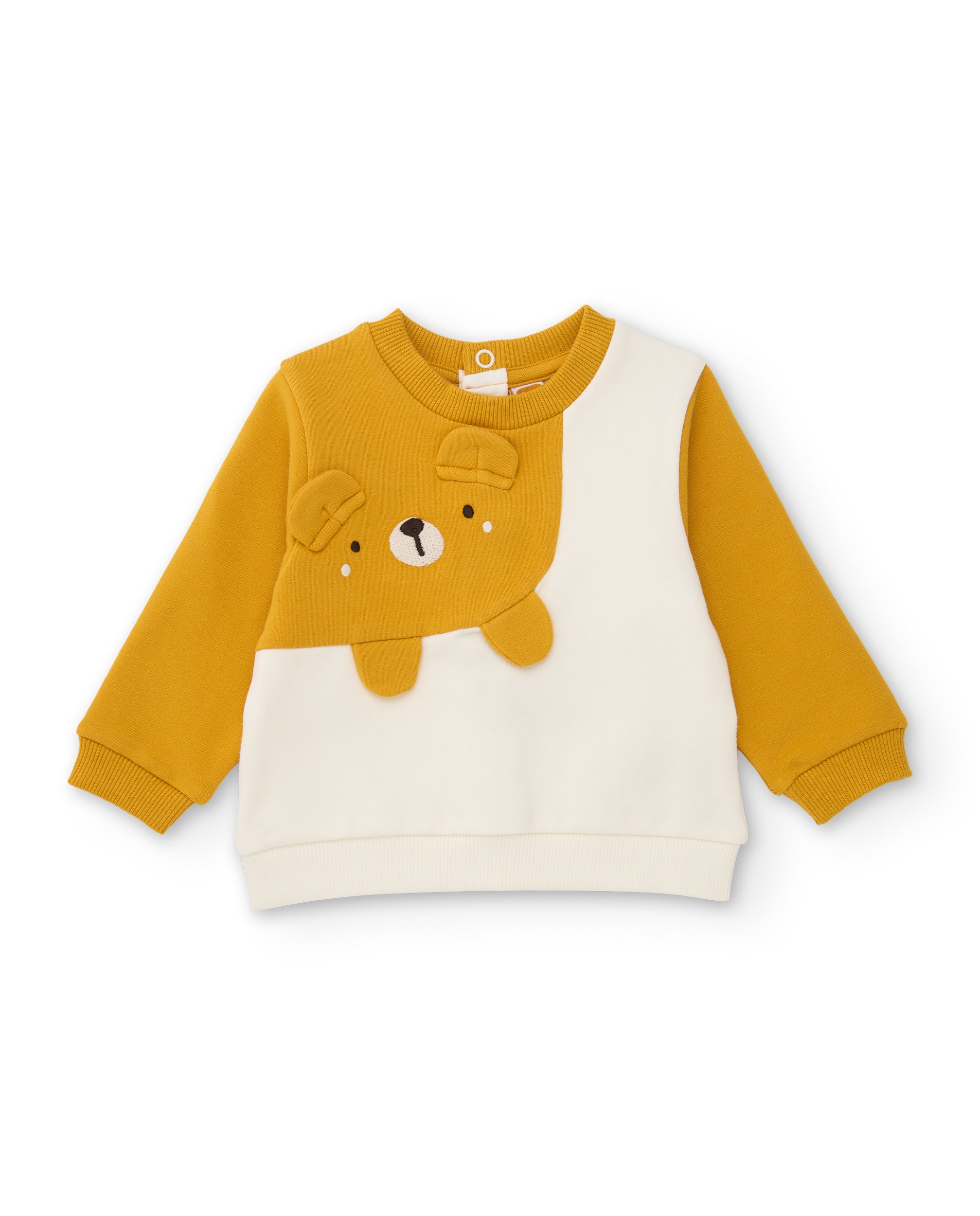 TucTuc Completi felpa senape orso neonato