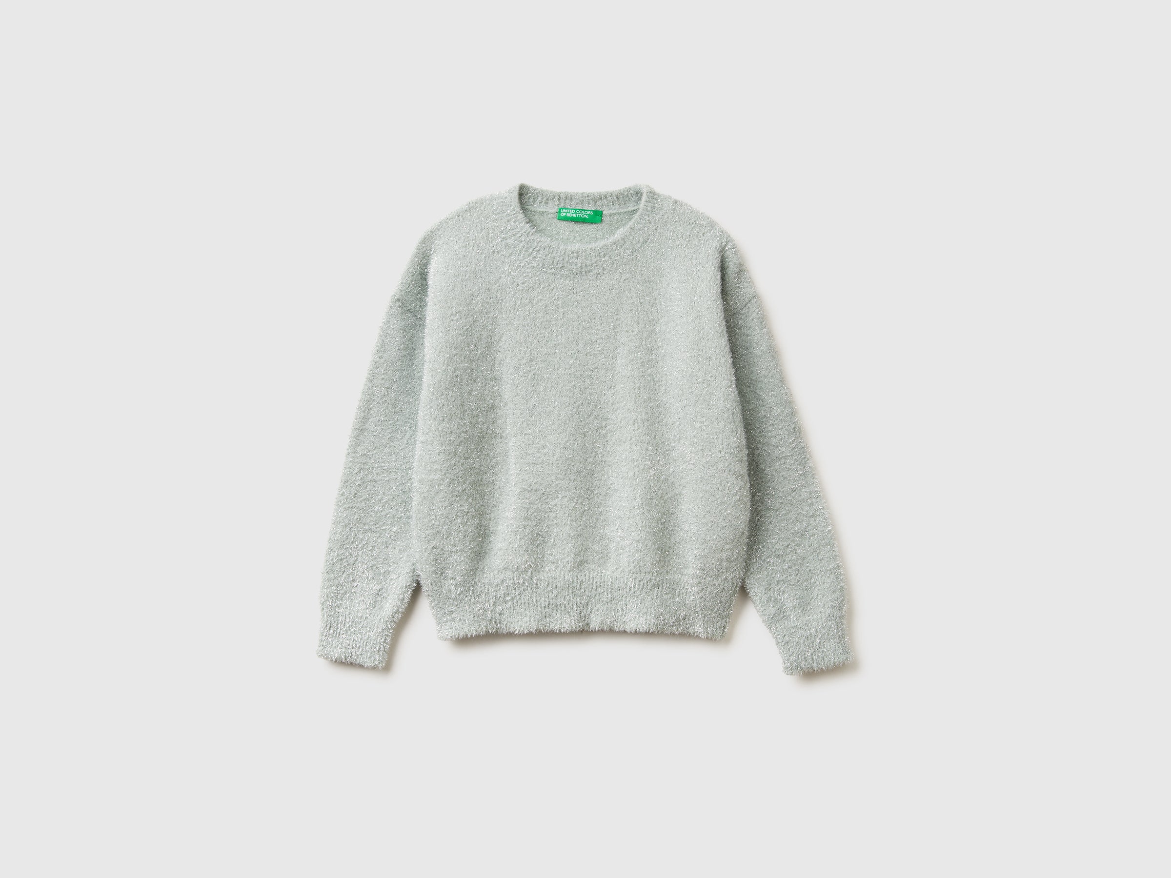 United Colors of Benetton Sweater maglione lurex girocollo