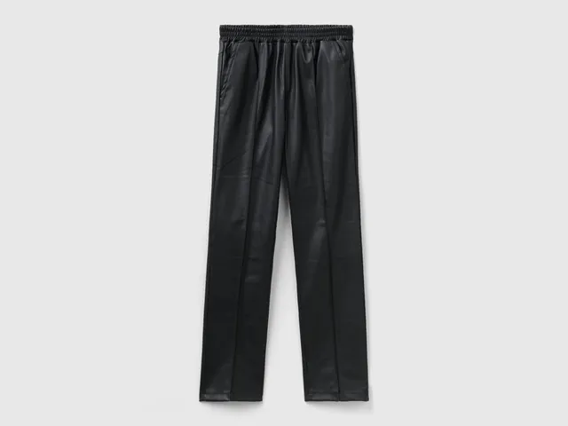 United Colors of Benetton pantaloni skinny similpelle donna