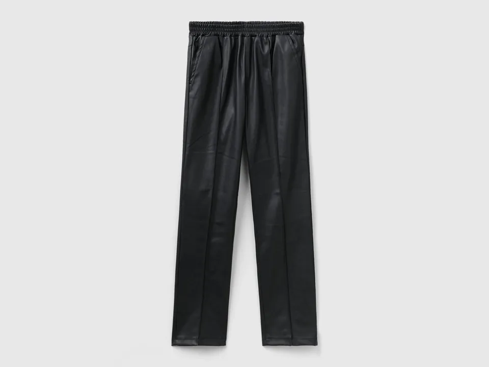 United Colors of Benetton pantaloni skinny similpelle donna