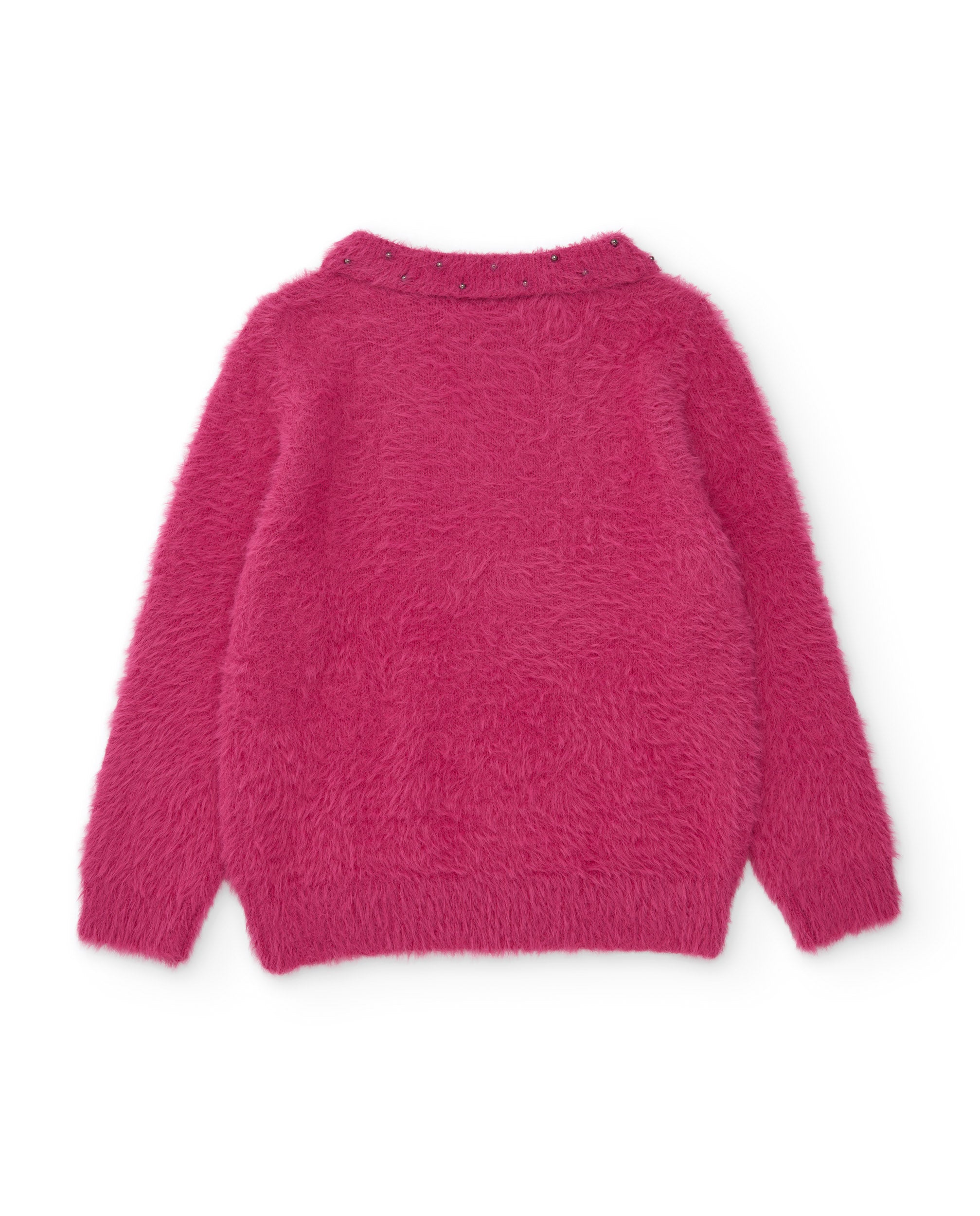 TucTuc Maglioni Maglione Bambina Fucsia Collo Rotondo