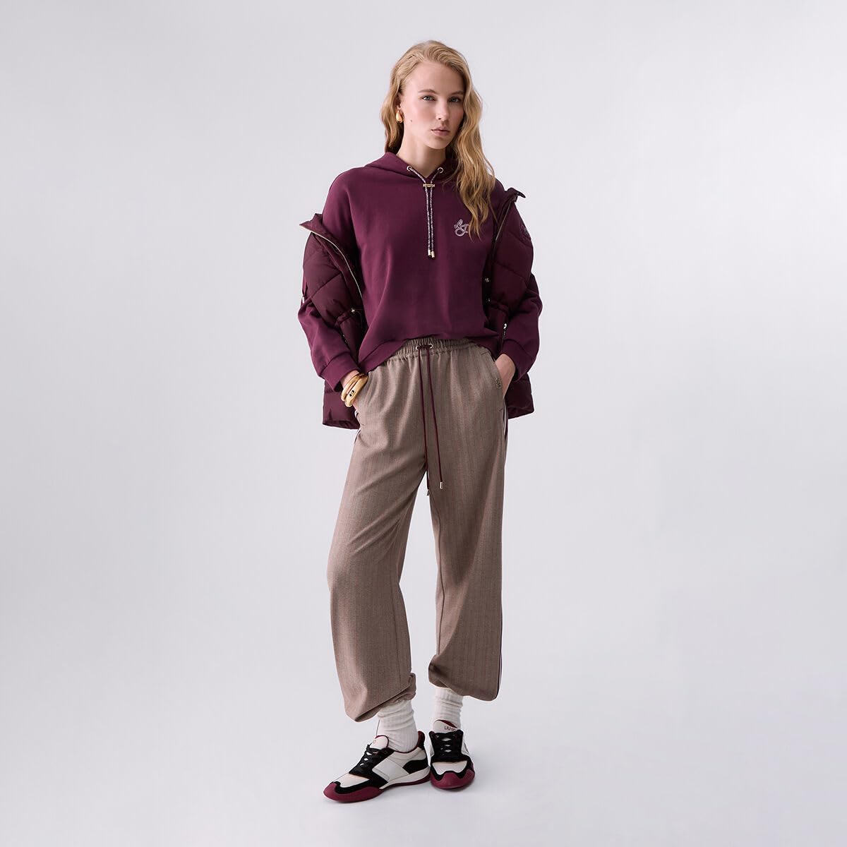 Liu Jo Maglie e Felpe Felpa con Cappuccio L cotone