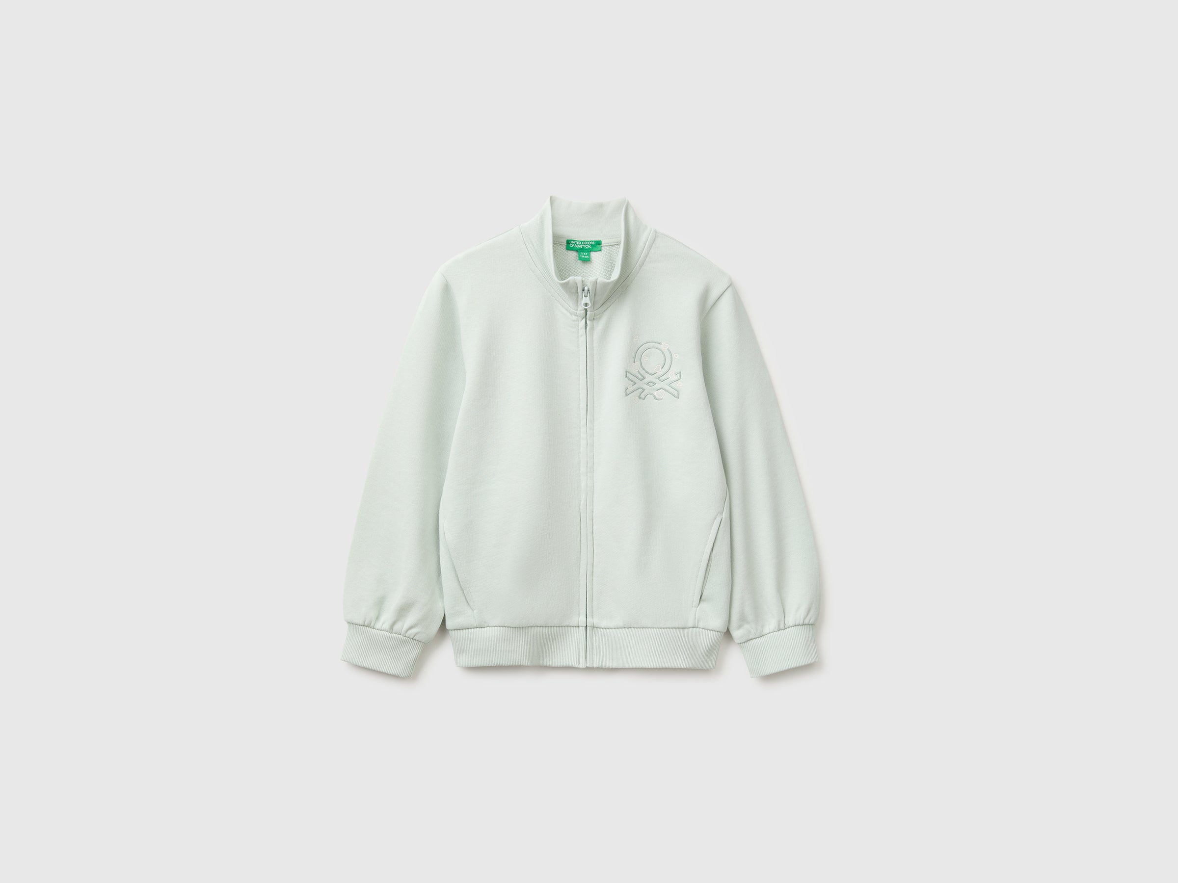 United Colors of Benetton felpa zip cotone bio 104