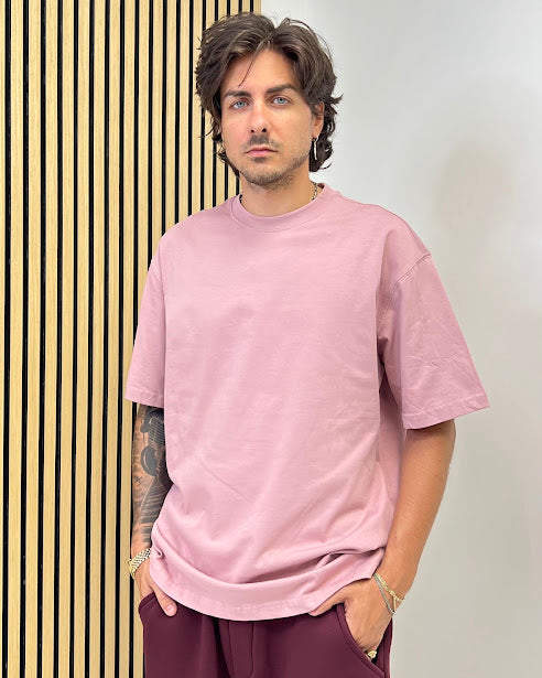 Sottosopra Duca Homme AN404033G t-shirt over marrone taglia L girocollo