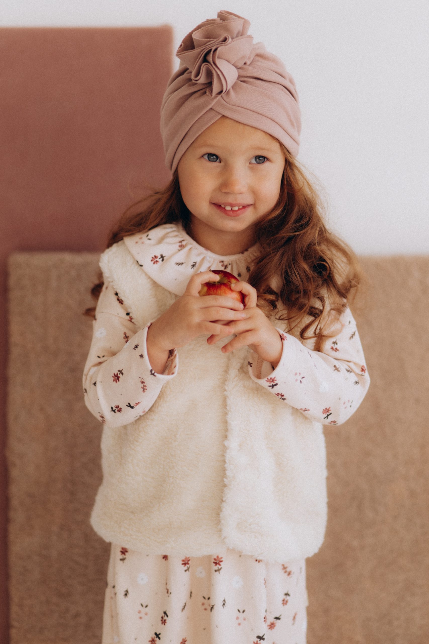 Woolly Organic Dress vestito bimba in cotone bio manica lunga