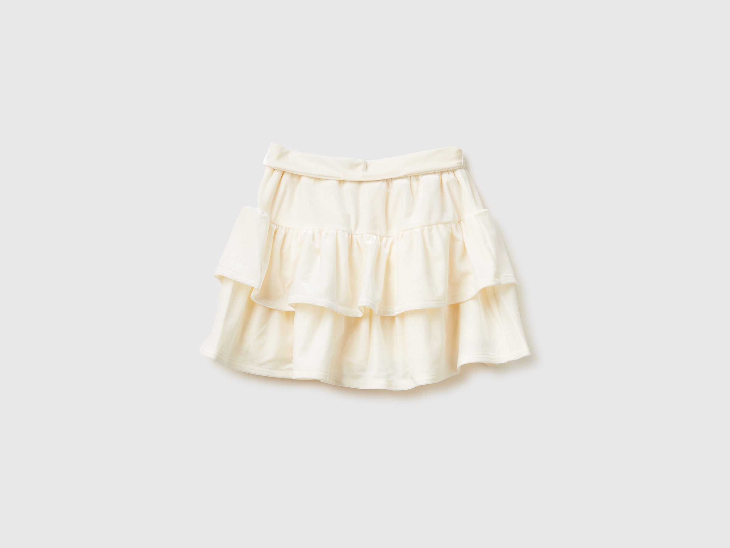 United Colors of Benetton Gonna velluto balze bimba