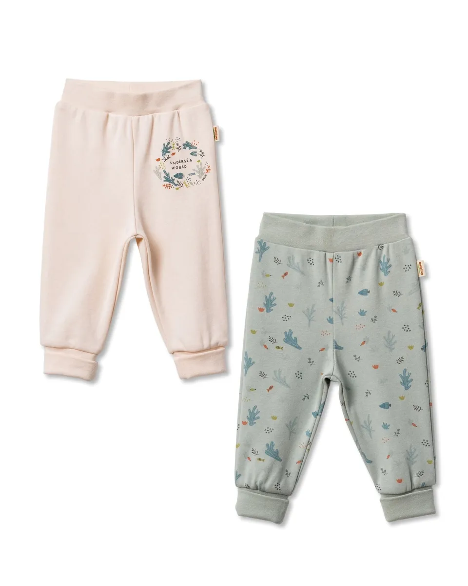 Kocarcia Set 2 Pantaloni Mare Babycosy Organic 3-6 mesi