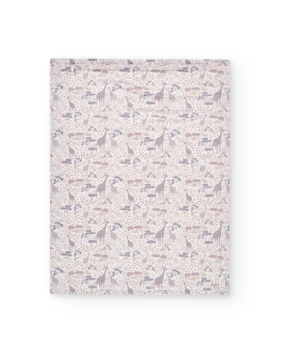 TucTuc Puericultura coperta neonato beige giraffe minky