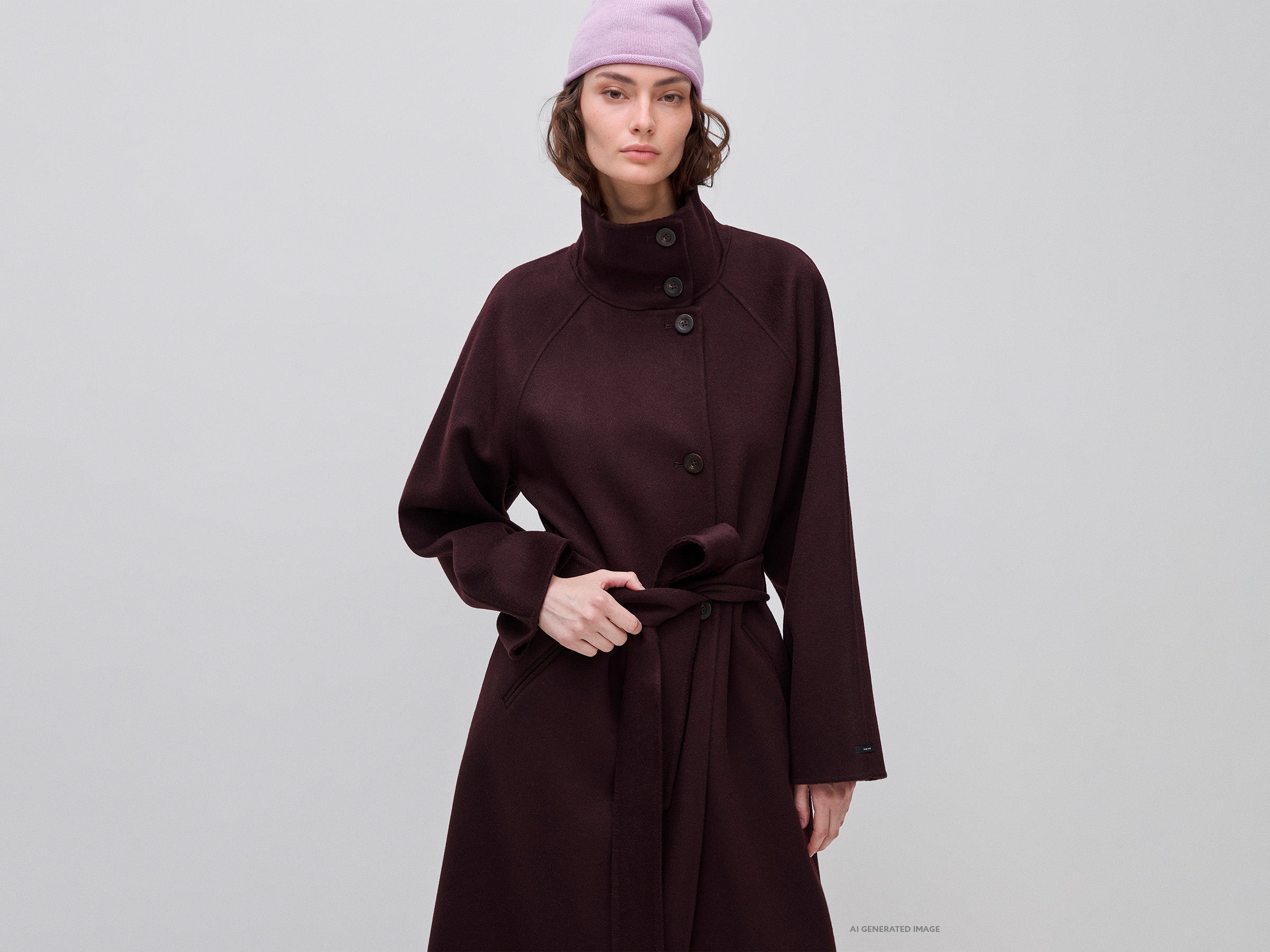 United Colors of Benetton Jackets cappotto lana cashmere lungo