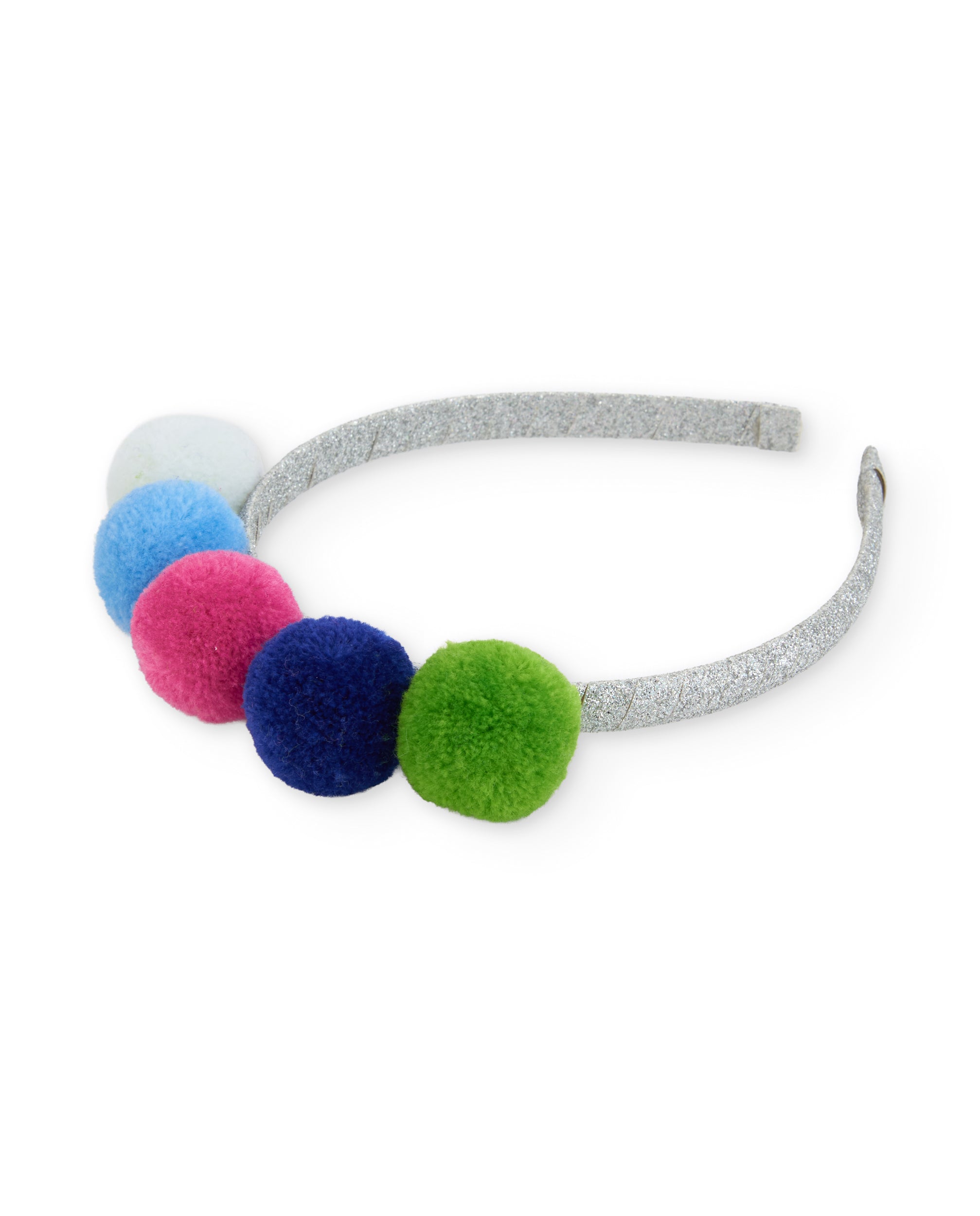 TucTuc Accessori Fascia capelli bambina multicolor pompon