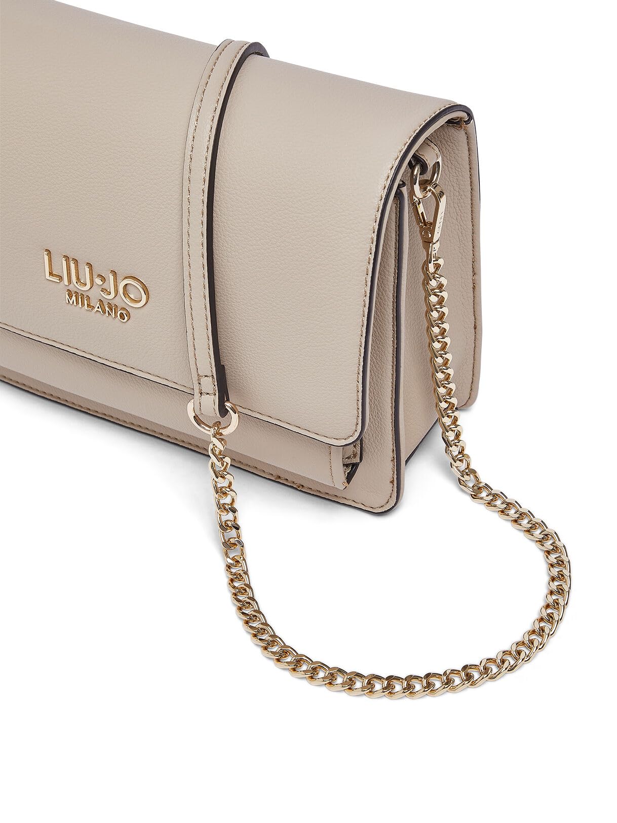 Liu Jo Borse Borsa a Tracolla Media Beige Micro Bottalato