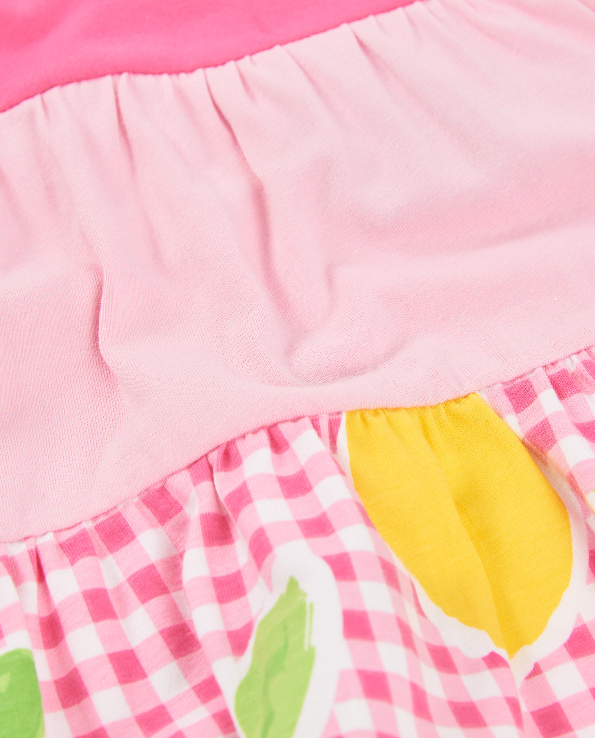 TucTuc Vestiti Fiore Vestito Bambina Rosa Motivo Limoni