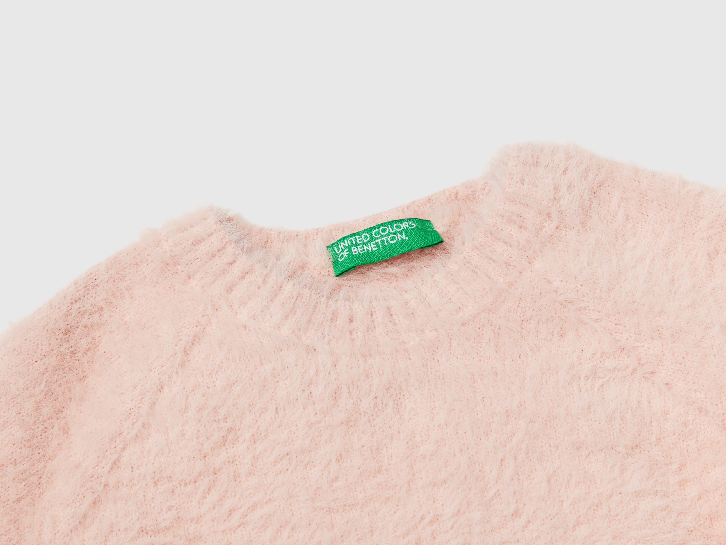 United Colors of Benetton Maglione Filato Peloso Bimbo Collo Rotondo