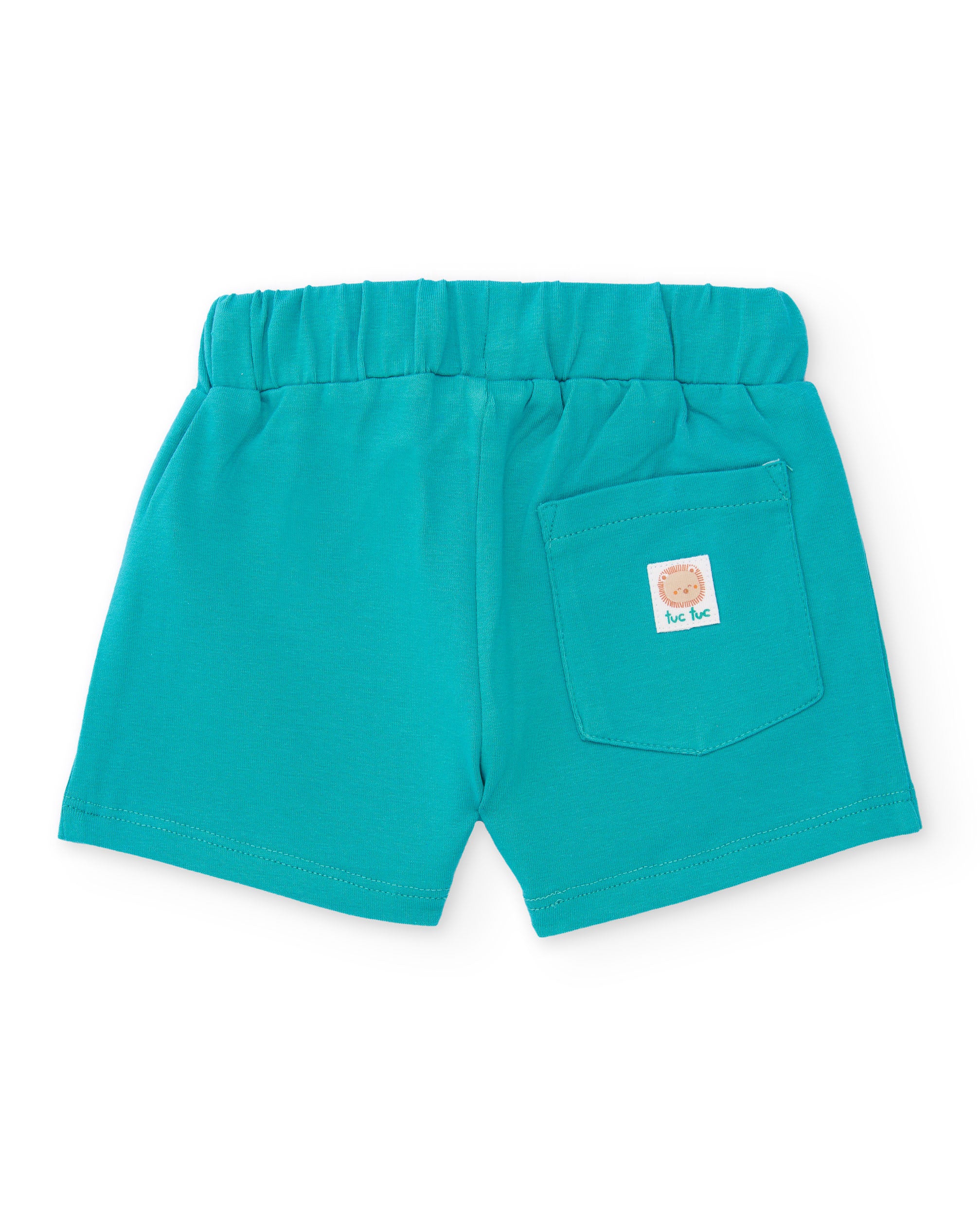 TucTuc Completi neonato bianco turchese cotone