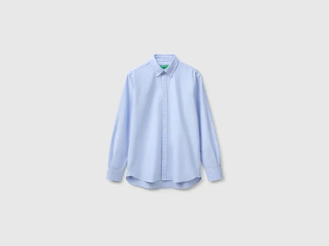 United Colors of Benetton camicia a righe cotone regular fit