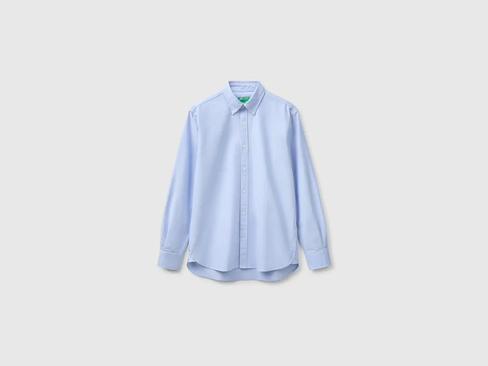United Colors of Benetton camicia a righe cotone regular fit