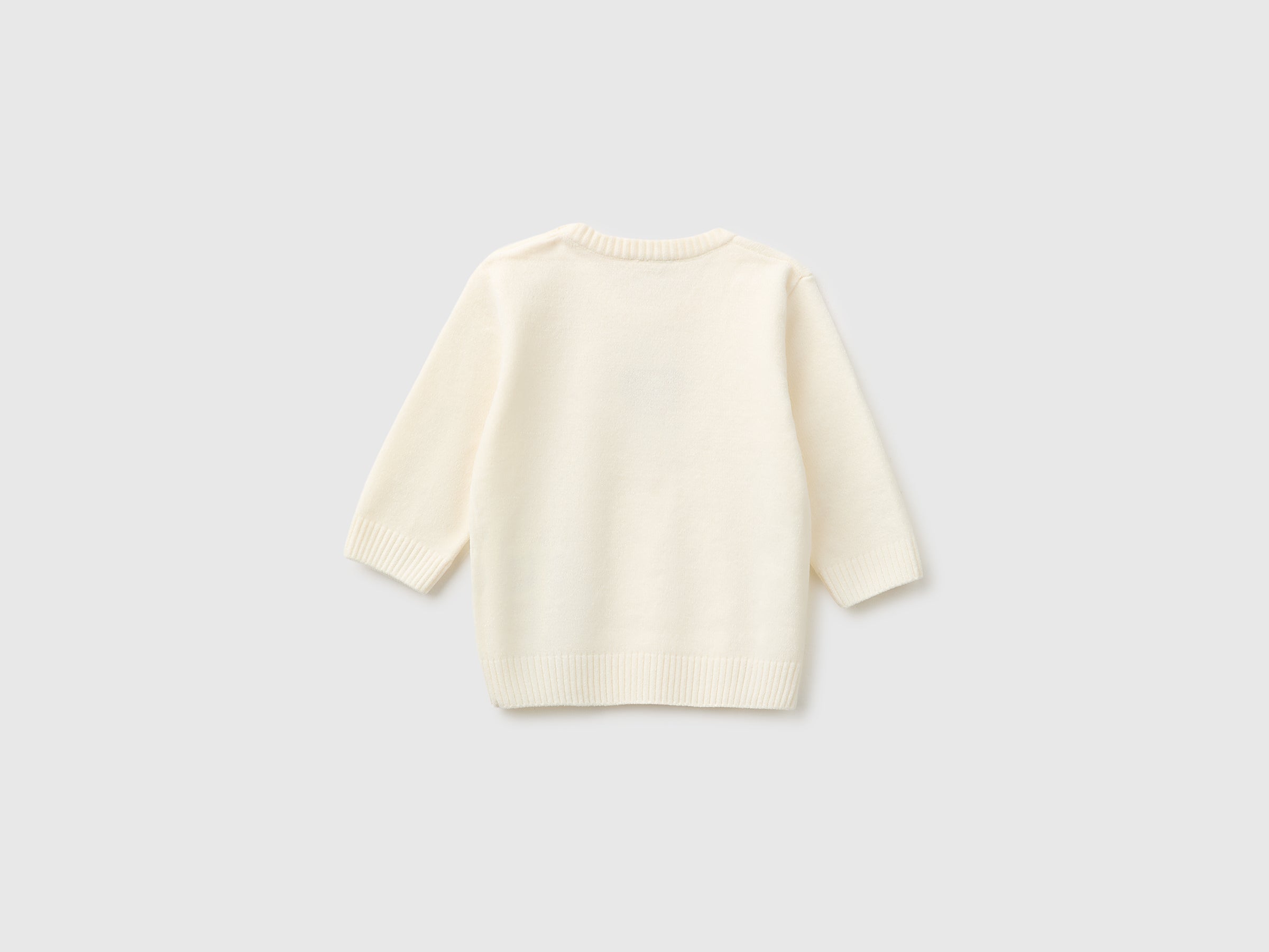 United Colors of Benetton maglione ciniglia ricamo 56