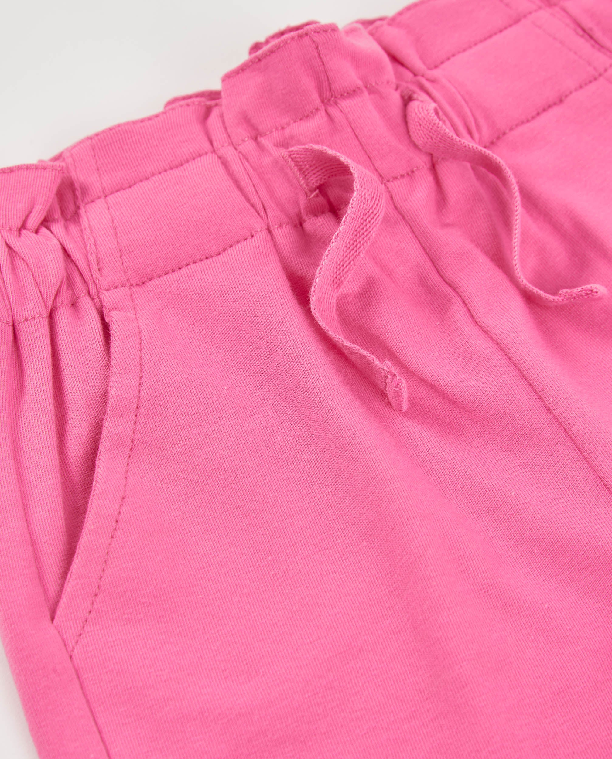 TucTuc Bermuda Short Bambina Rosa Ricamo Anguria