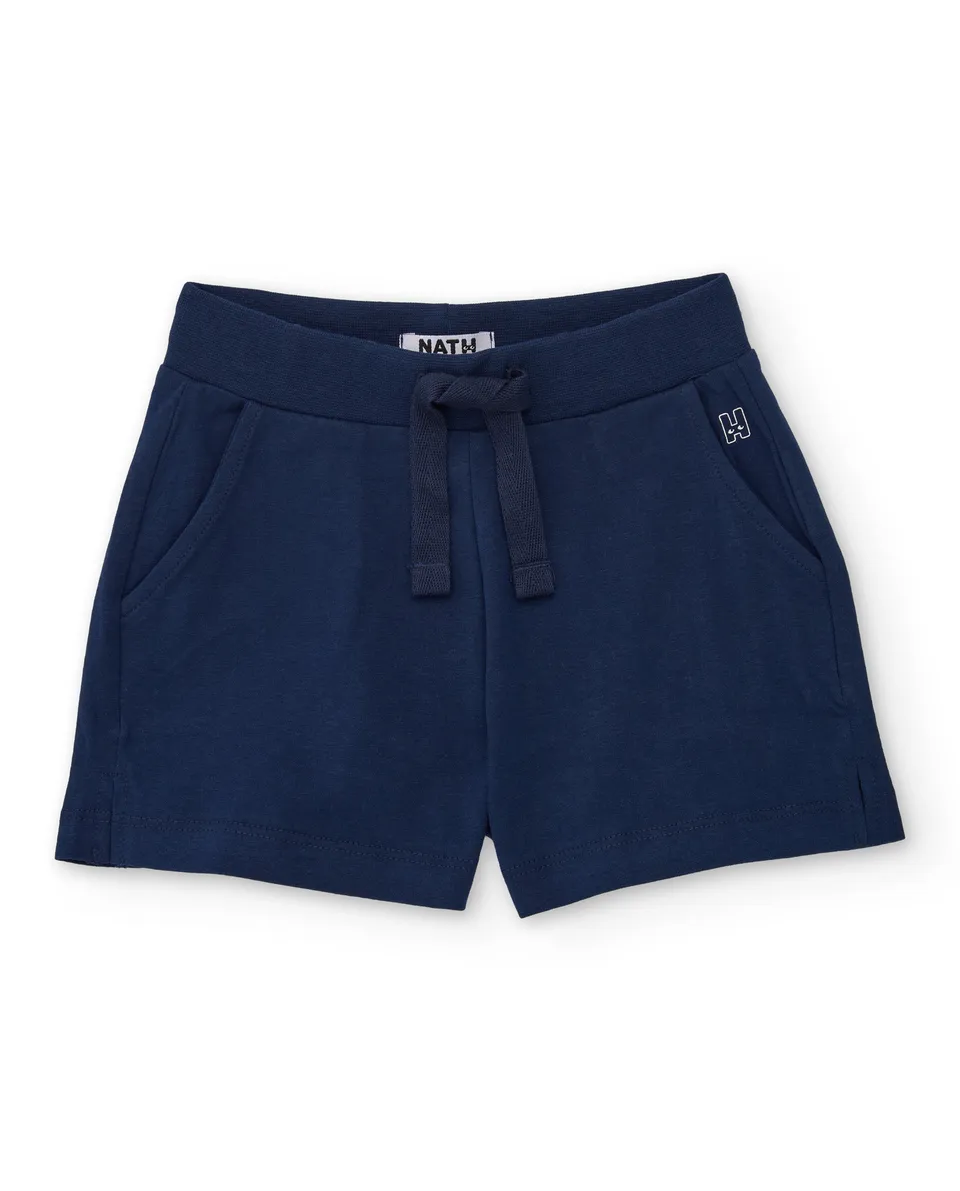 TucTuc Bermuda shorts bambina navy vita elastica
