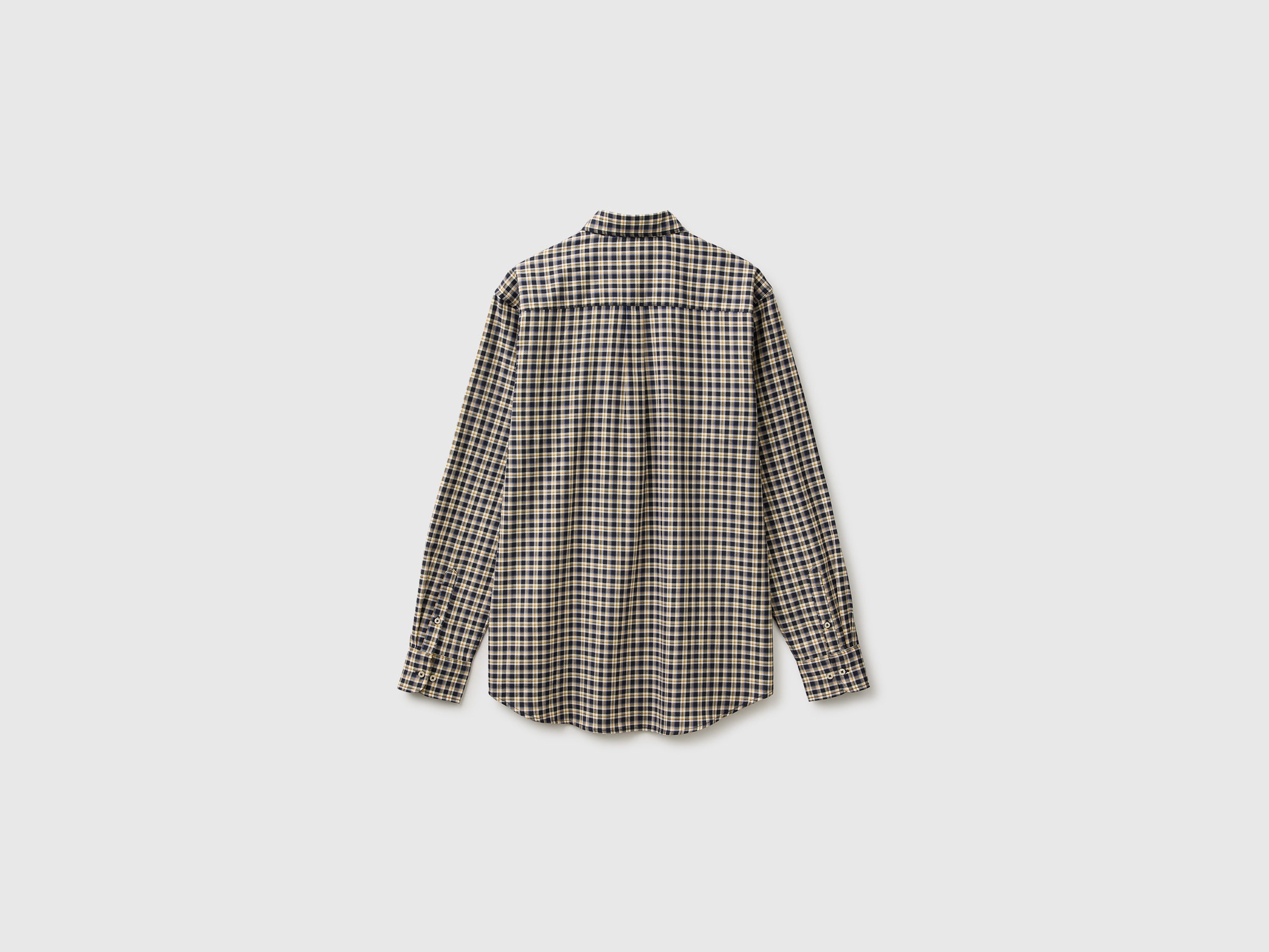 United Colors of Benetton camicia flanella cotone organico S