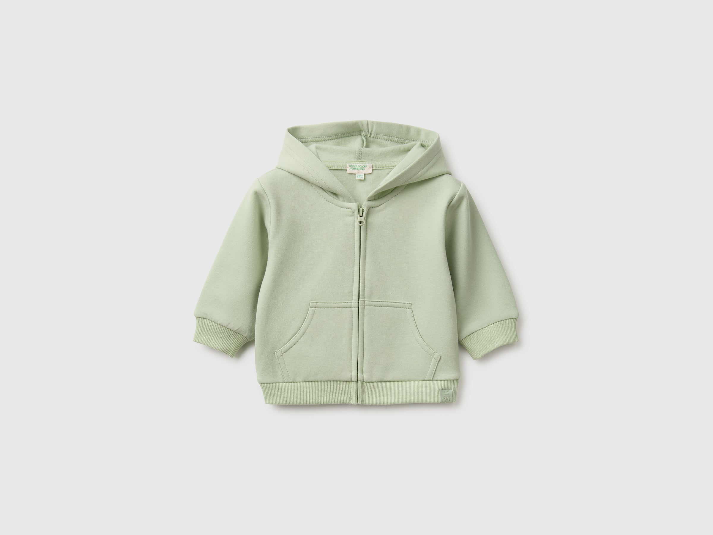 Benetton Sweatshirts Zip-up hoodie felpa taglia 68 cotone organico