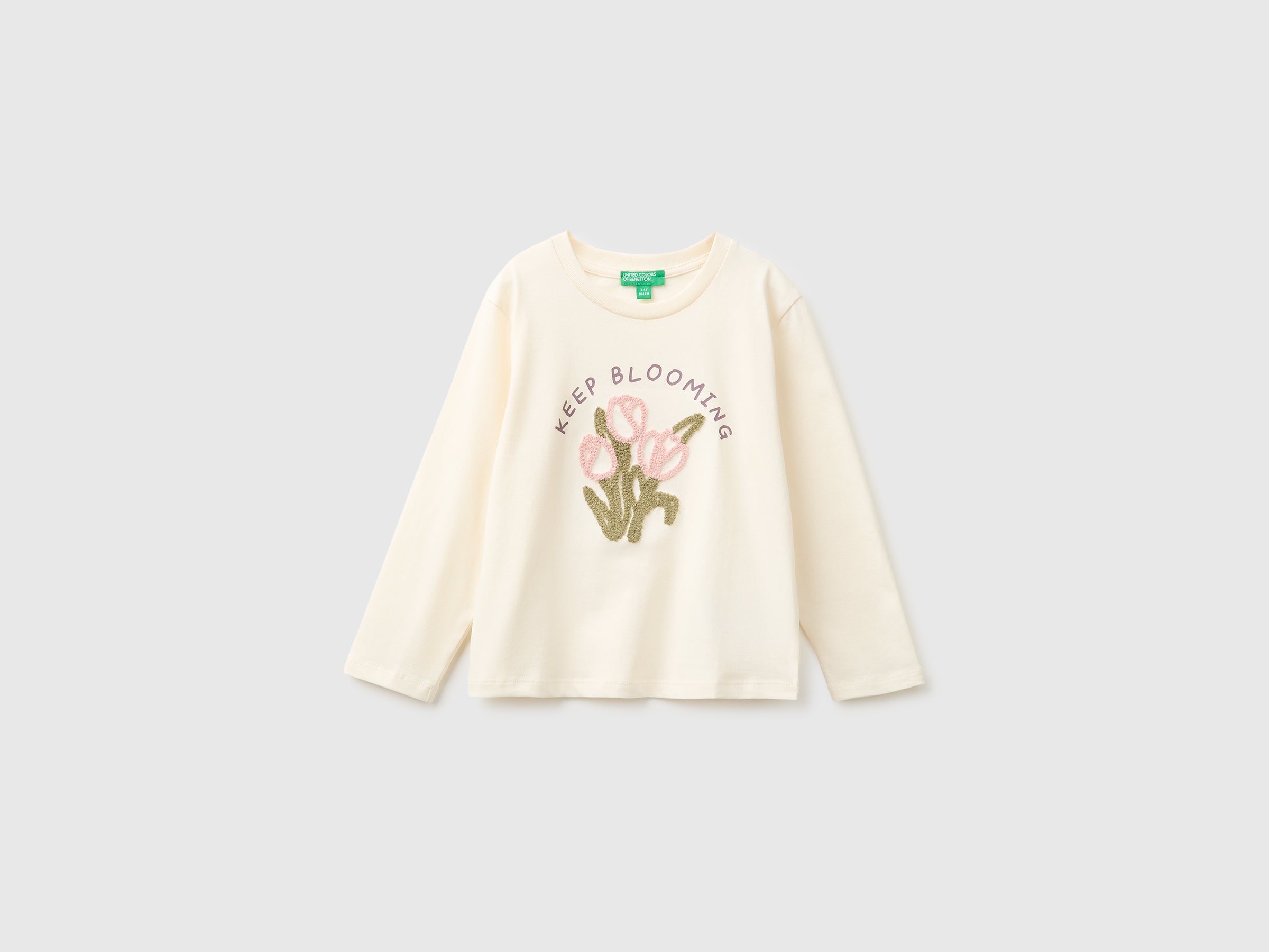 United Colors of Benetton T-Shirts Maglietta bio ricamo 104