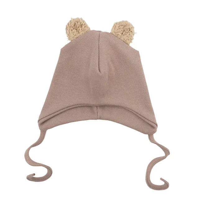 Woolly Organic Hat cuffia neonato orecchie cotone bio