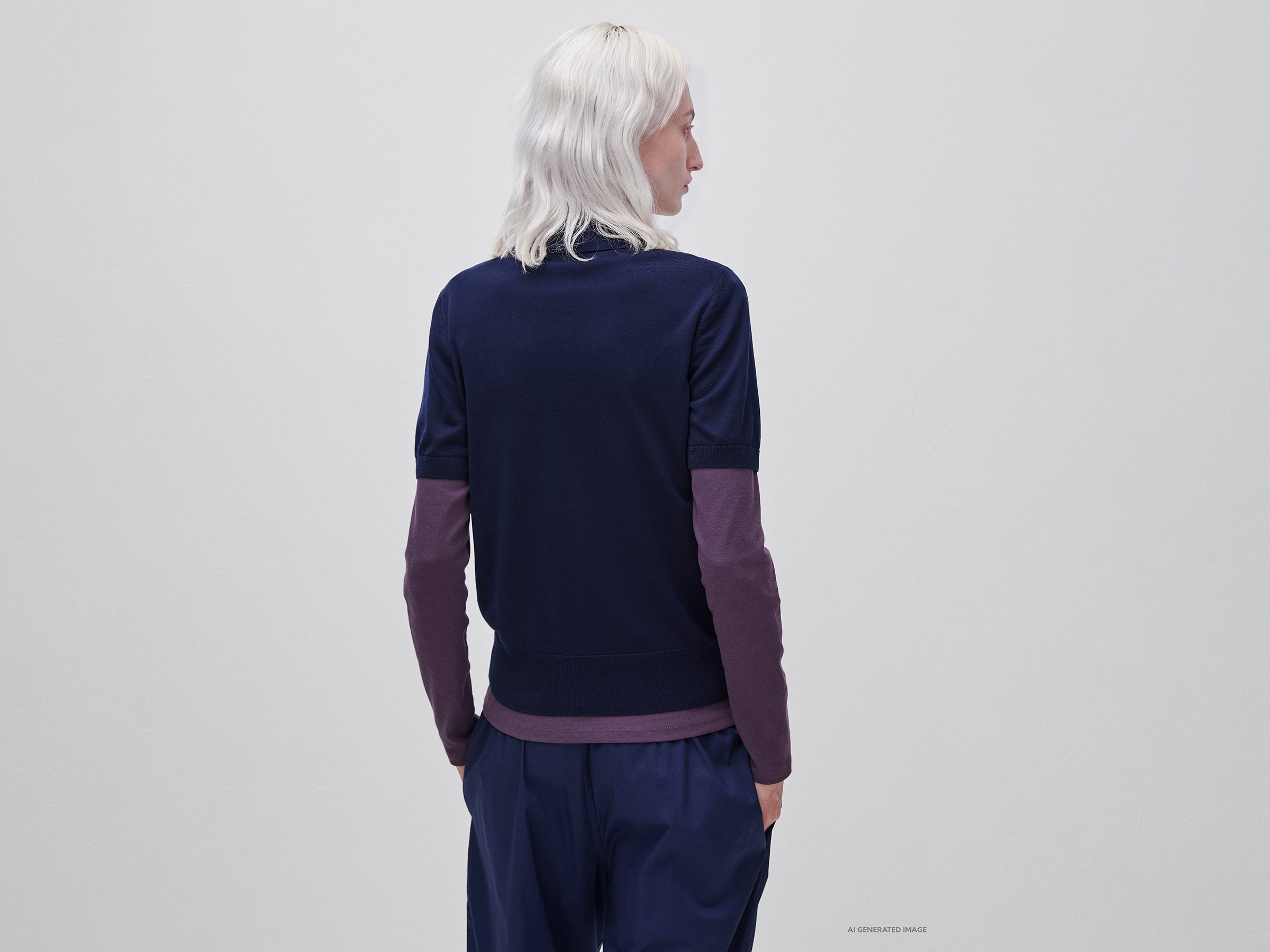United Colors of Benetton maglione seta lyocell maniche corte