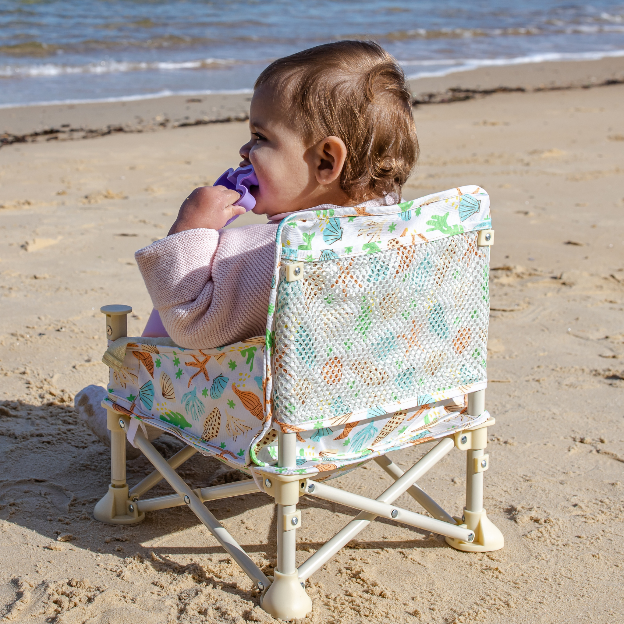 Izimini Sedia Sailor sedia pieghevole con vassoio 6 mesi-3 anni