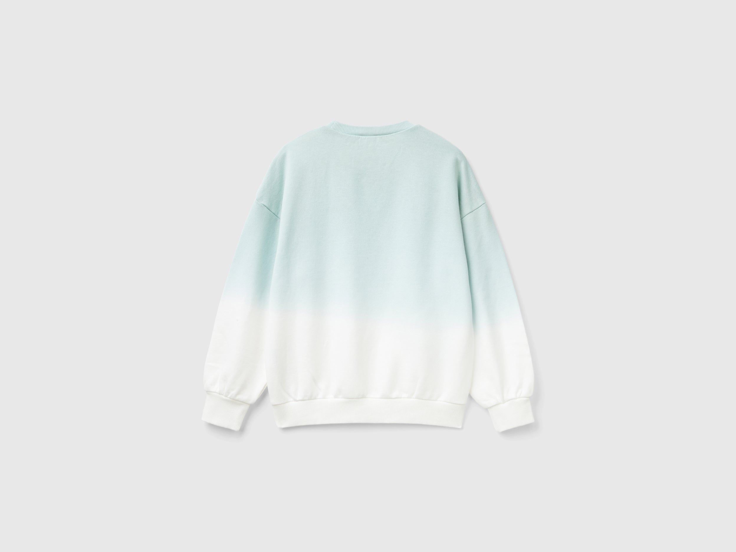 United Colors of Benetton Felpa Girocollo Cotone Dip-Dye