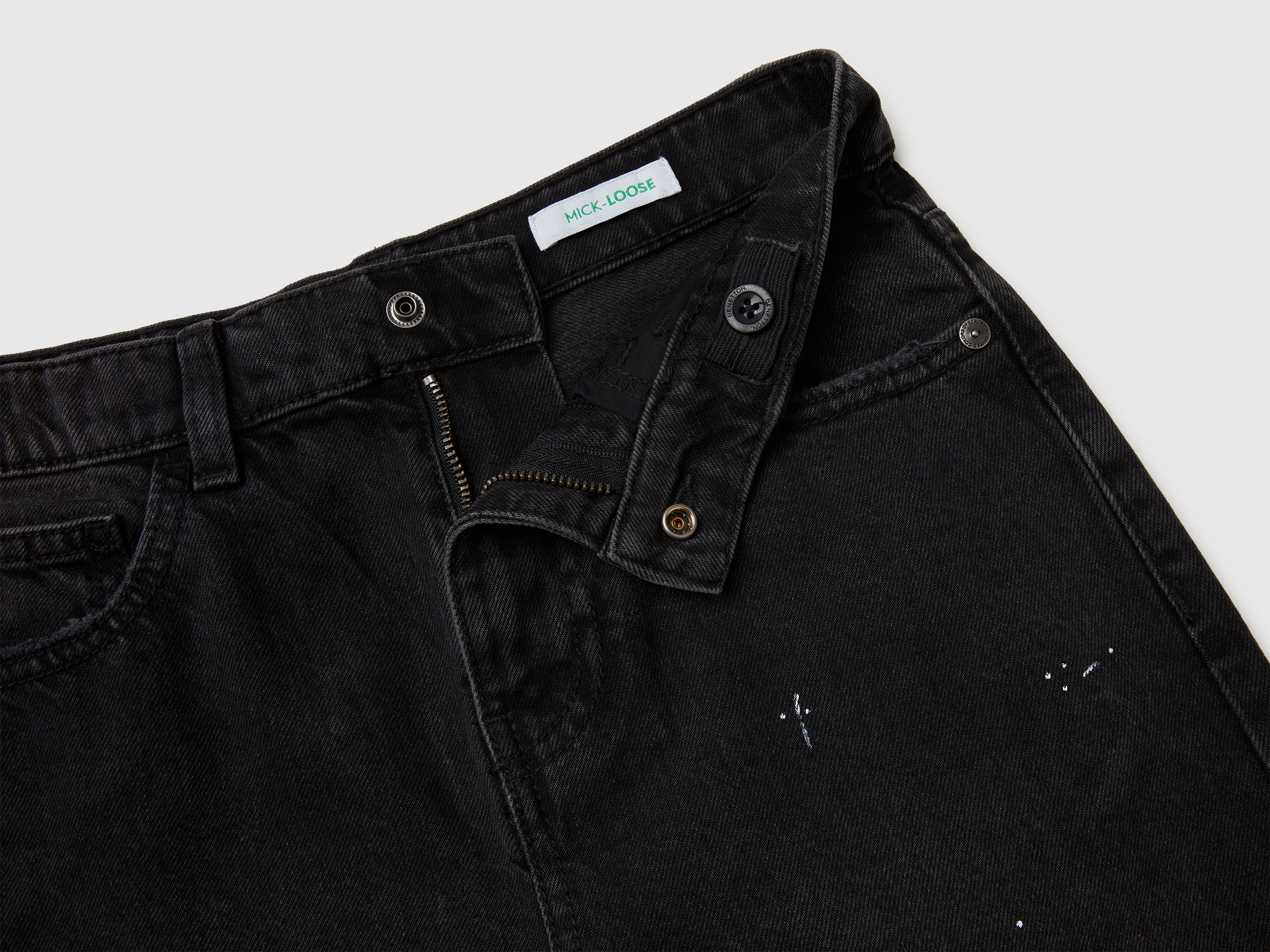 United Colors of Benetton Jeans Loose Fit Denim Cotone M