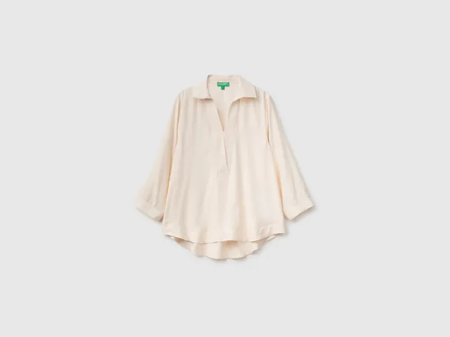 United Colors of Benetton Shirts and Blouses camicia viscosa taglia M