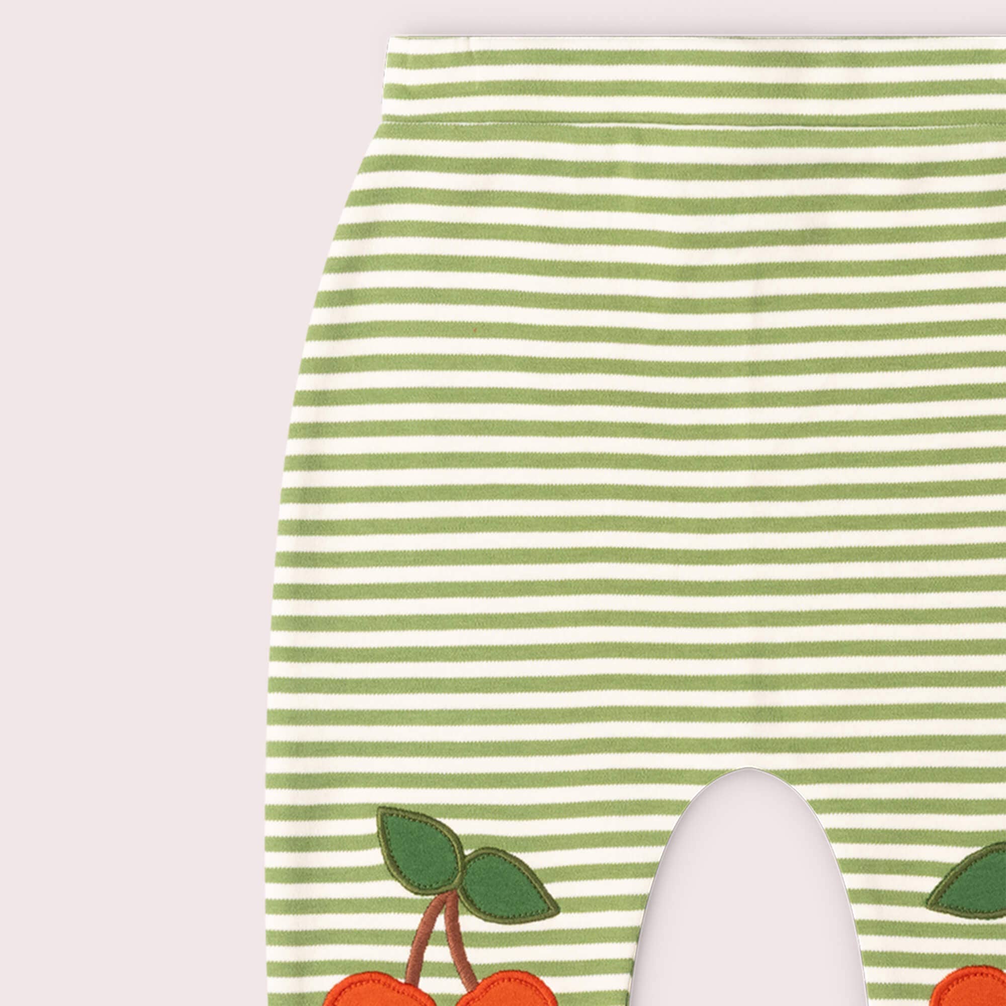 Little Green Radicals Pantaloni Ciliegia cotone bio bimbo